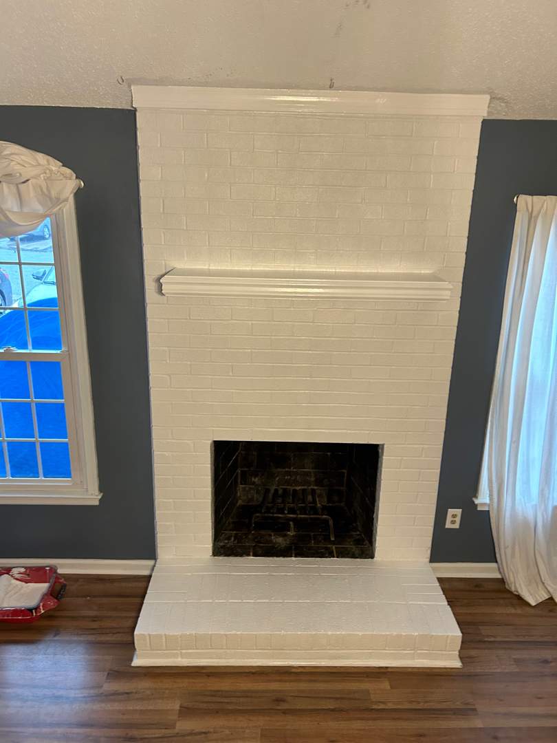 Brick Face Full Rebuild by Premier Chimney and Roofing