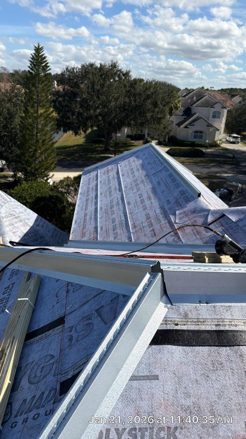 Mediterranean Tile Roof Replacement and Leak Remediation in Orlando by Fortified Roofing Solutions Corp.
