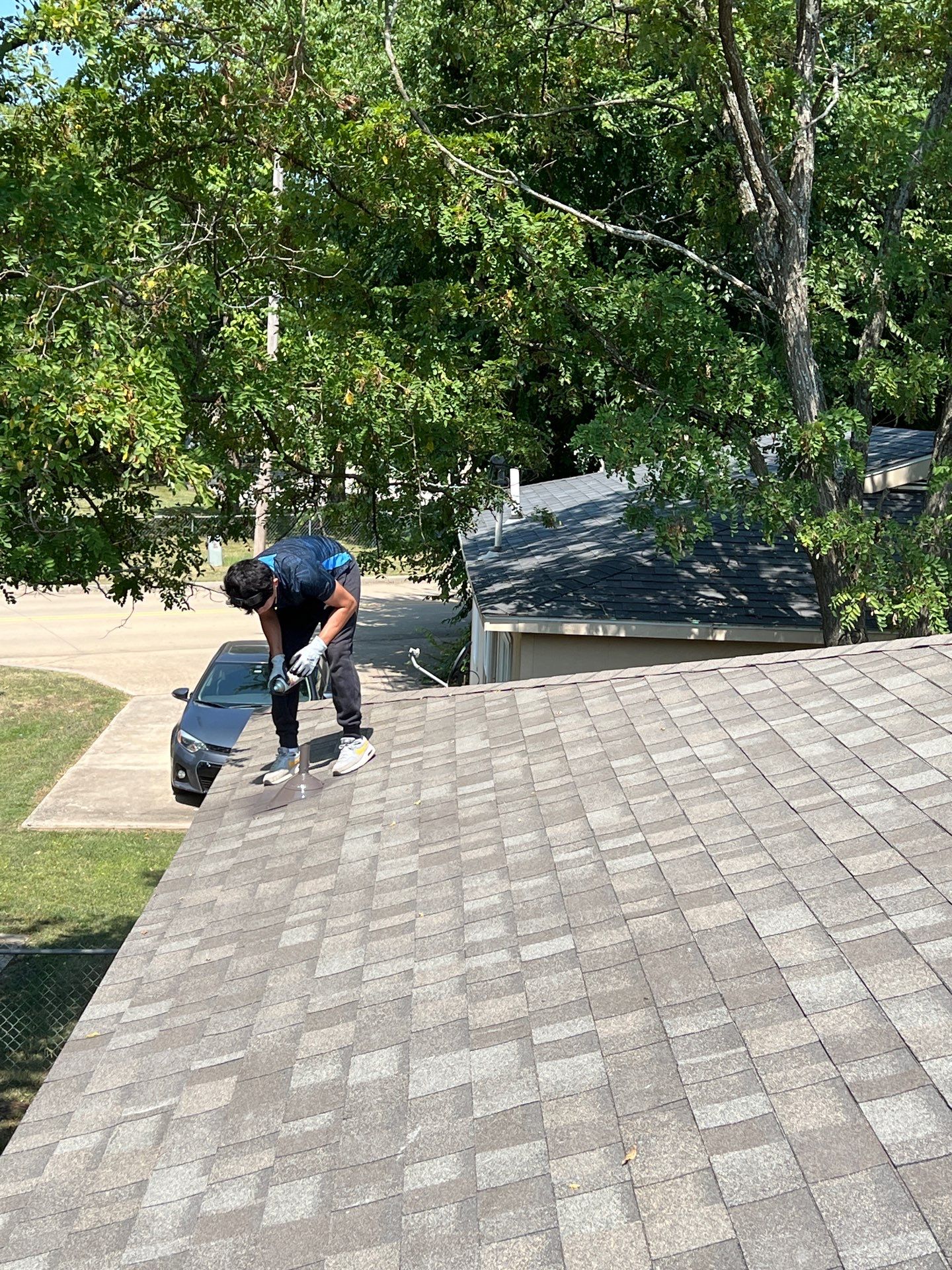 Hail damage & tornado damage restoration.  by In & Out Construction & Remodeling, LLC