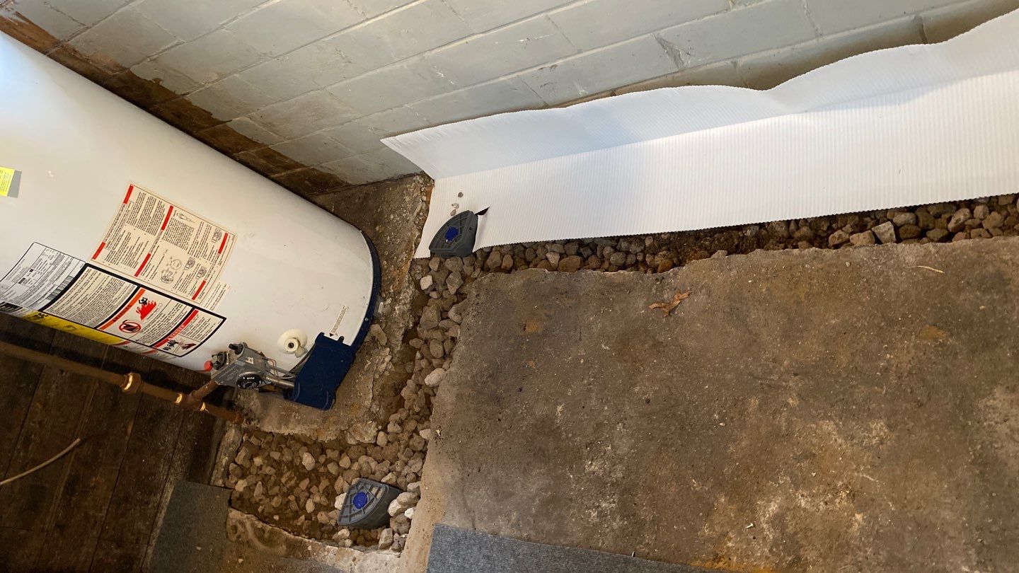 Interior Basement Waterproofing System by Toledo Basement Repair 