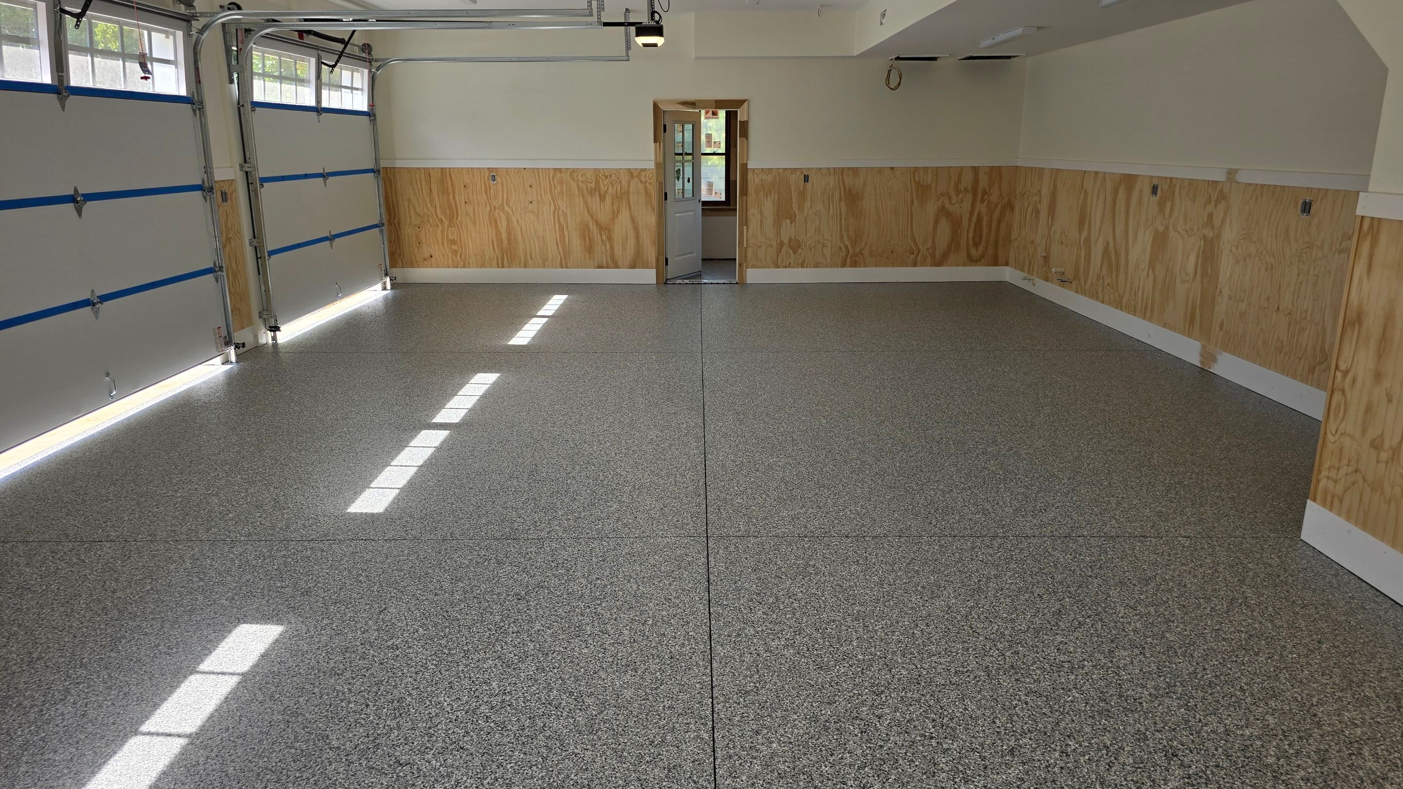 Garage using Gravel by Elite Floor Solutions