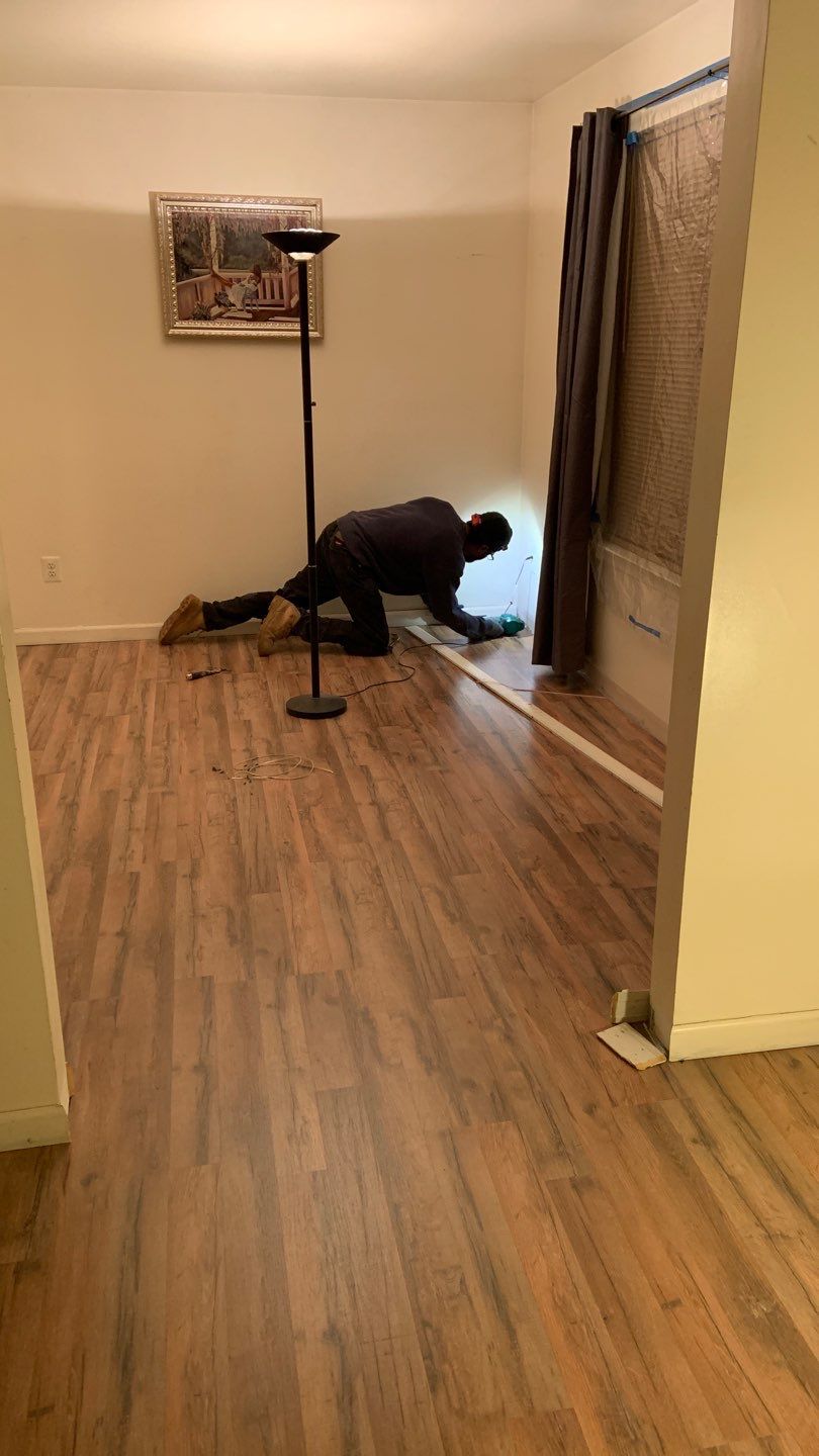 Flooring Installation using Laminate Flooring by A1 NERDY HOMES LLC