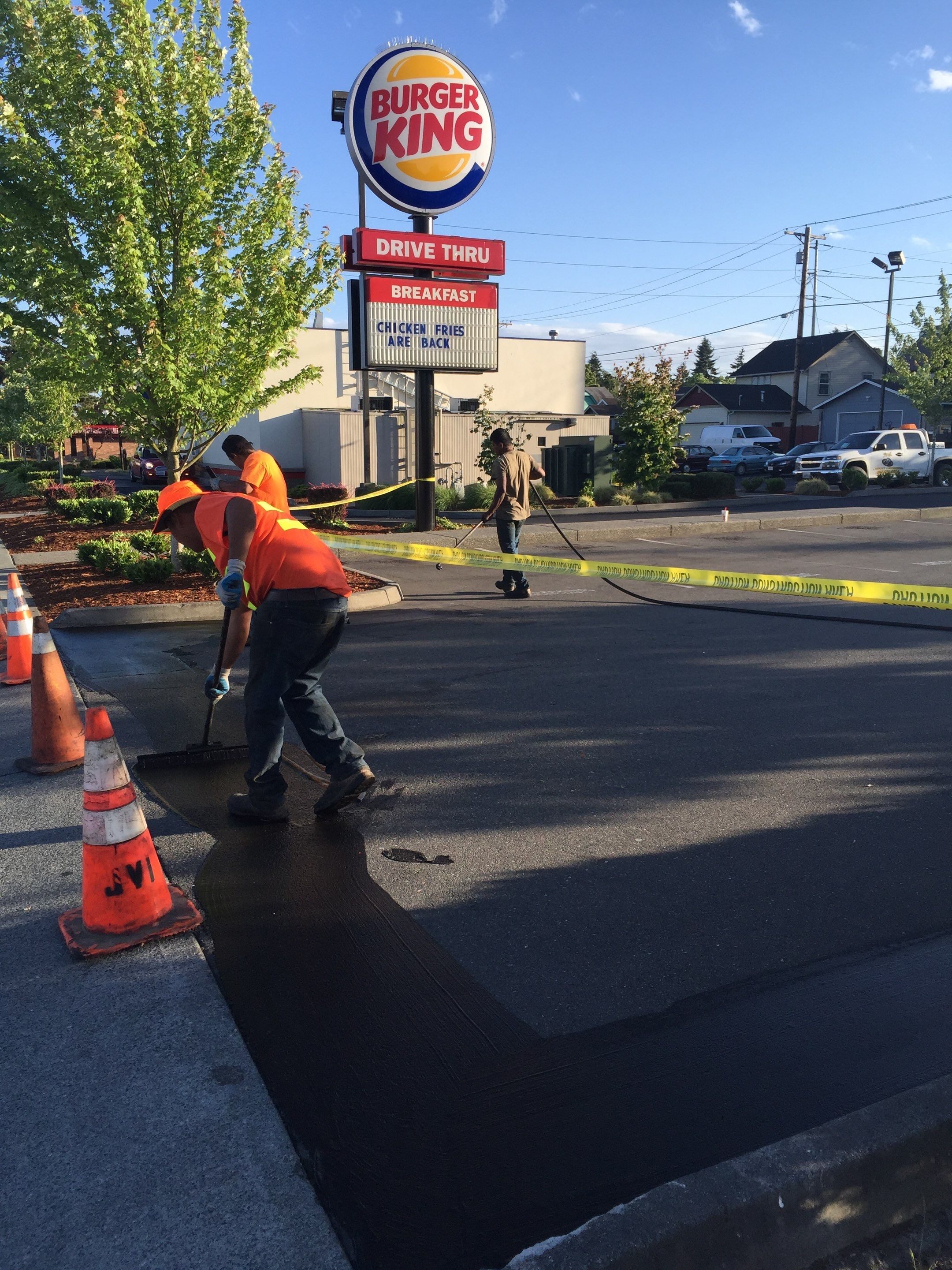 Burger King Everett  by Jireh Asphalt & Concrete Inc 