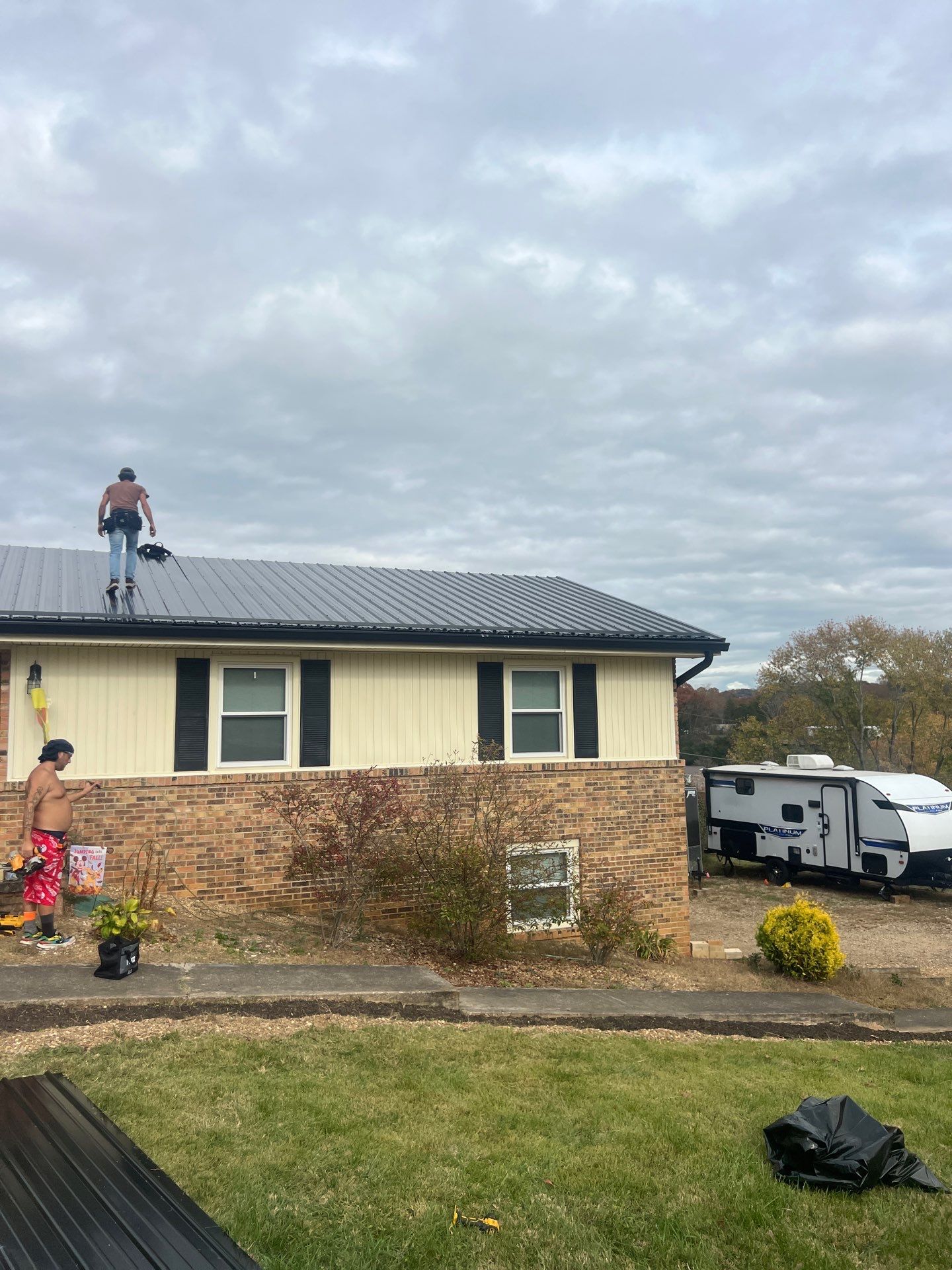 Residential Roofing Installation using 29 Gauge AG Panel by Omnia Roofing