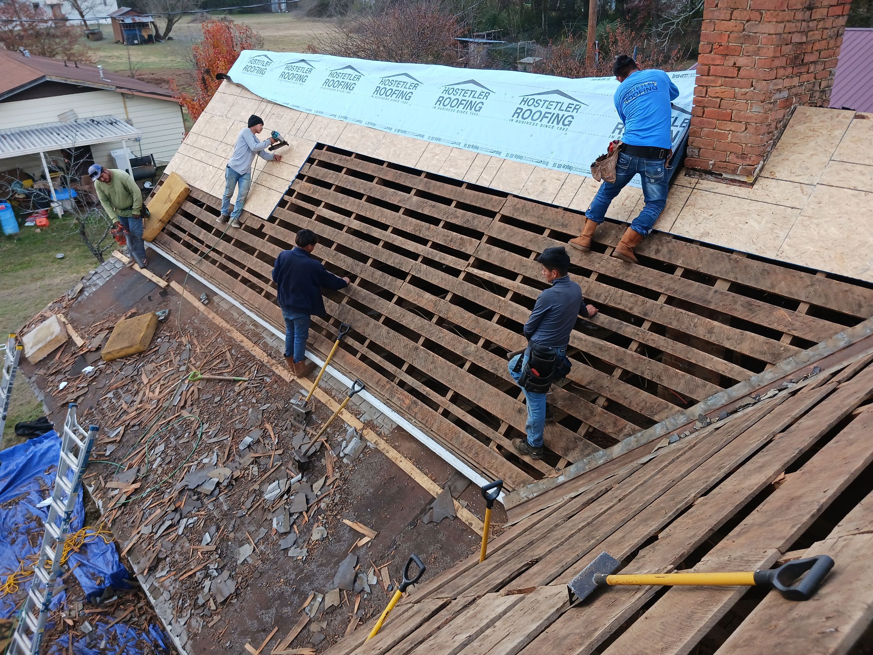 Residential Roof Replacement in Nashville, AR by Hostetler Roofing