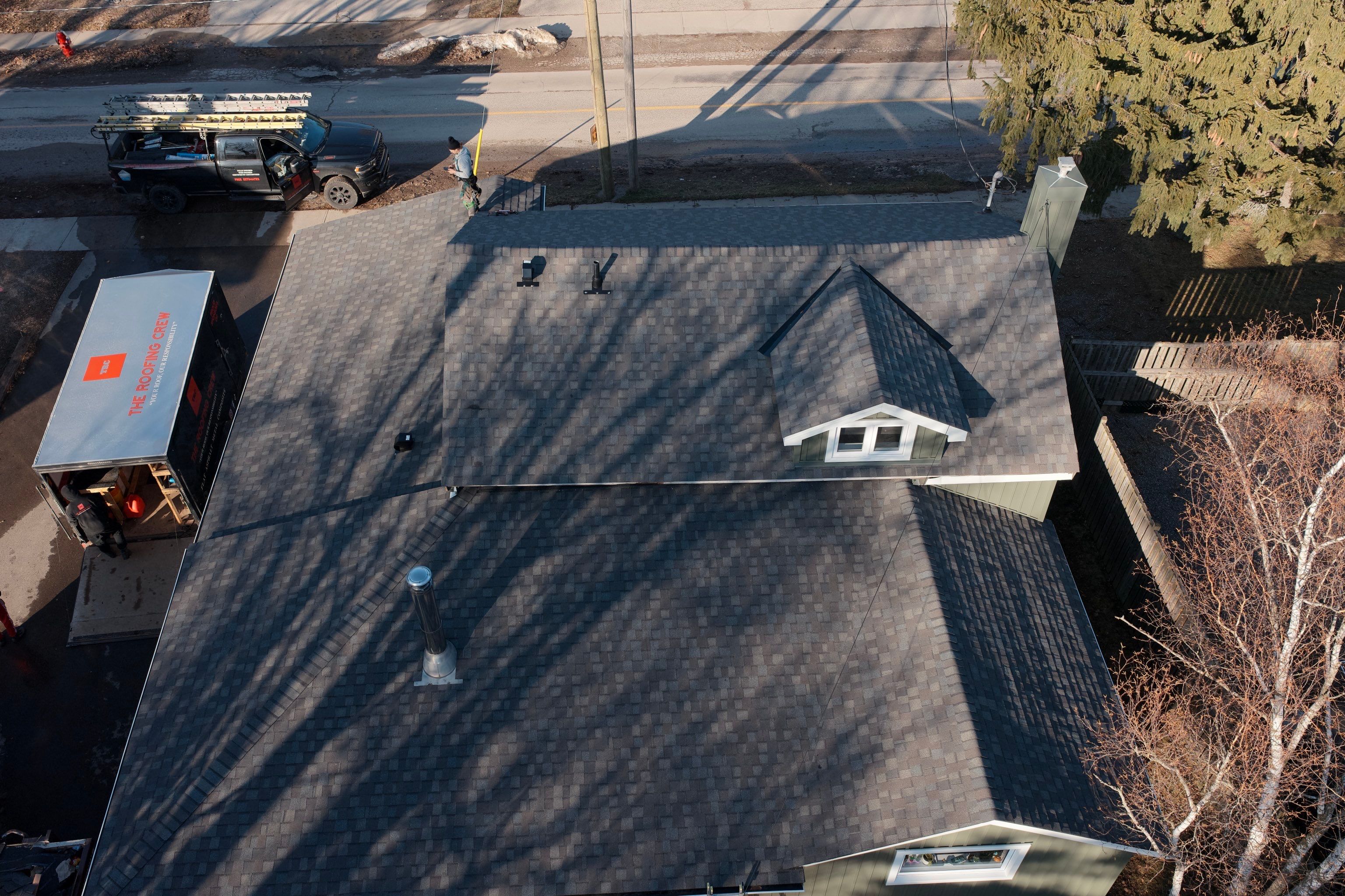 Project in Hamilton by The Roofing Crew