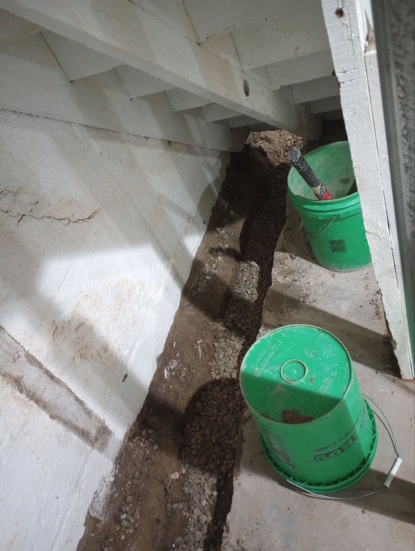 Interior Drain Tile & Wall Drainage in Northeast Minneapolis by Waterproofing Northeast