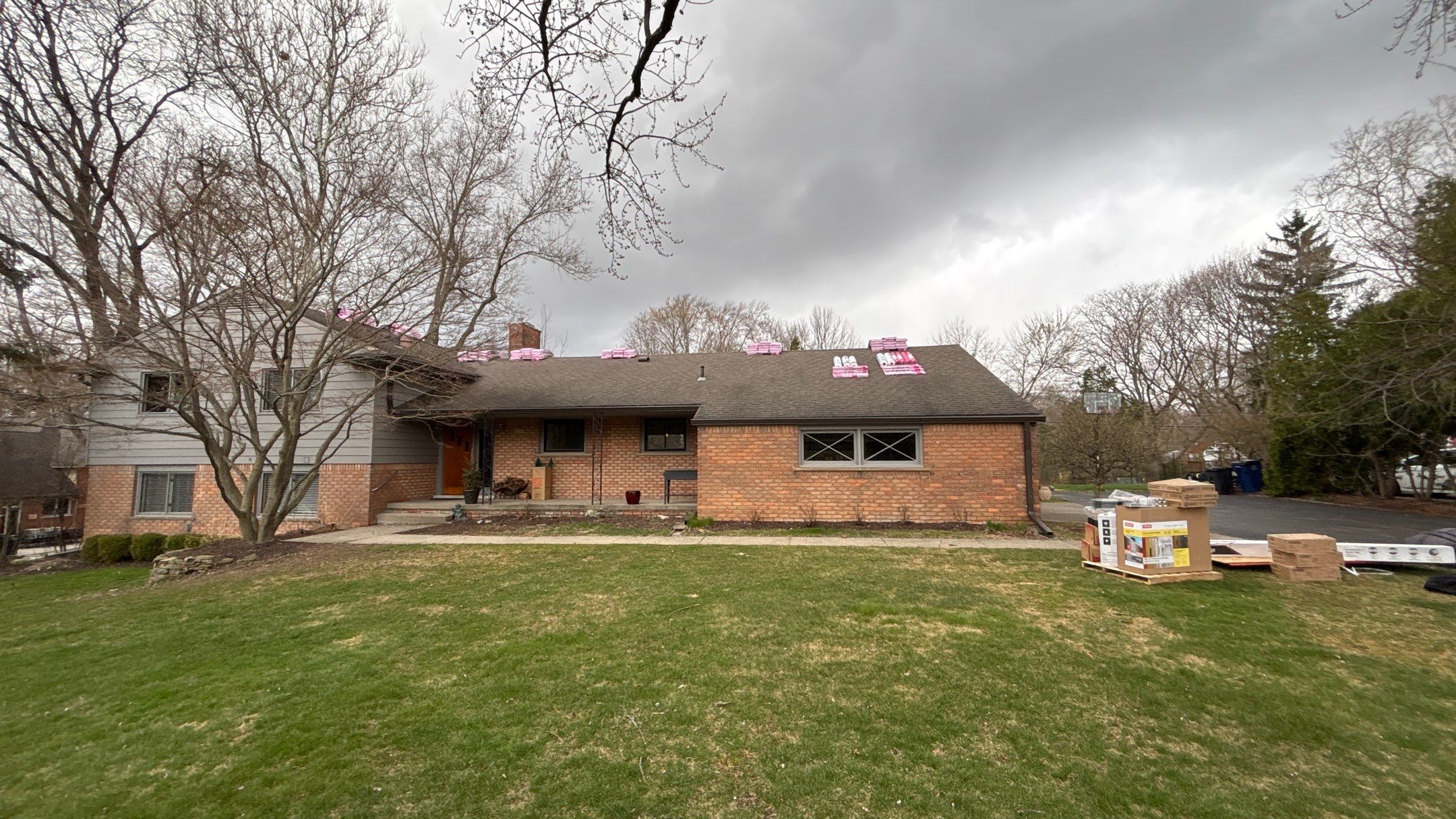 Roof Replacement using Owens Corning Williamsburg Gray by 180 Contractors