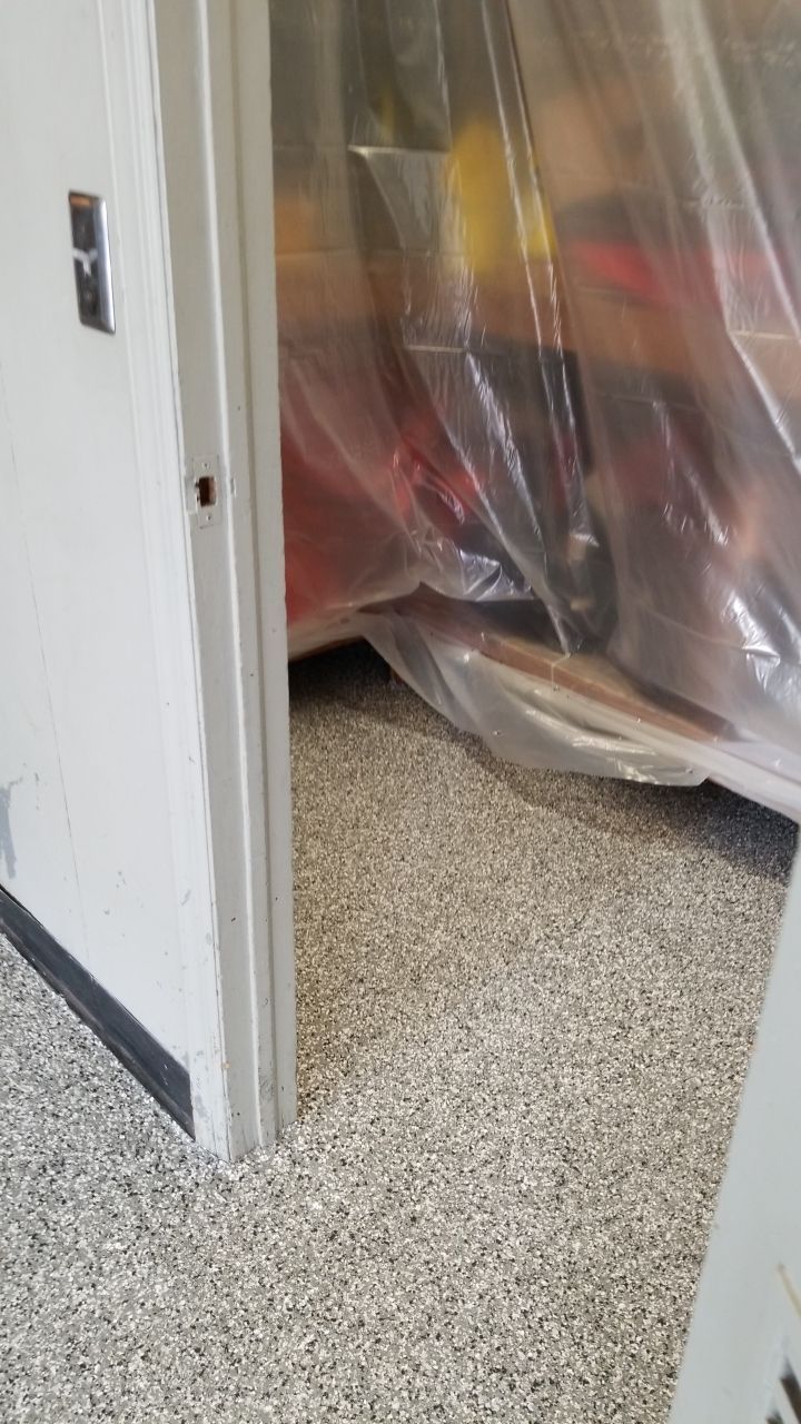 Dover Firehouse with their new Smoke Floor! by Spectrum Painting, LLC