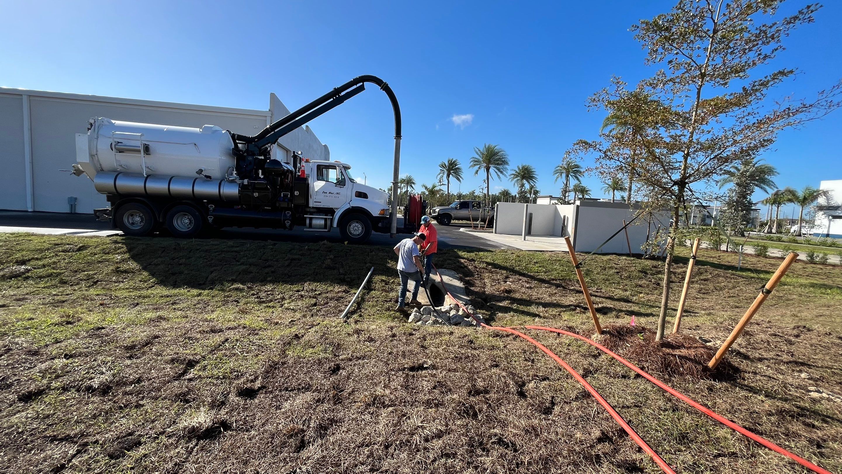 New Construction Storm Water System Maintenance by Don Mar, Inc. Storm Water Solutions