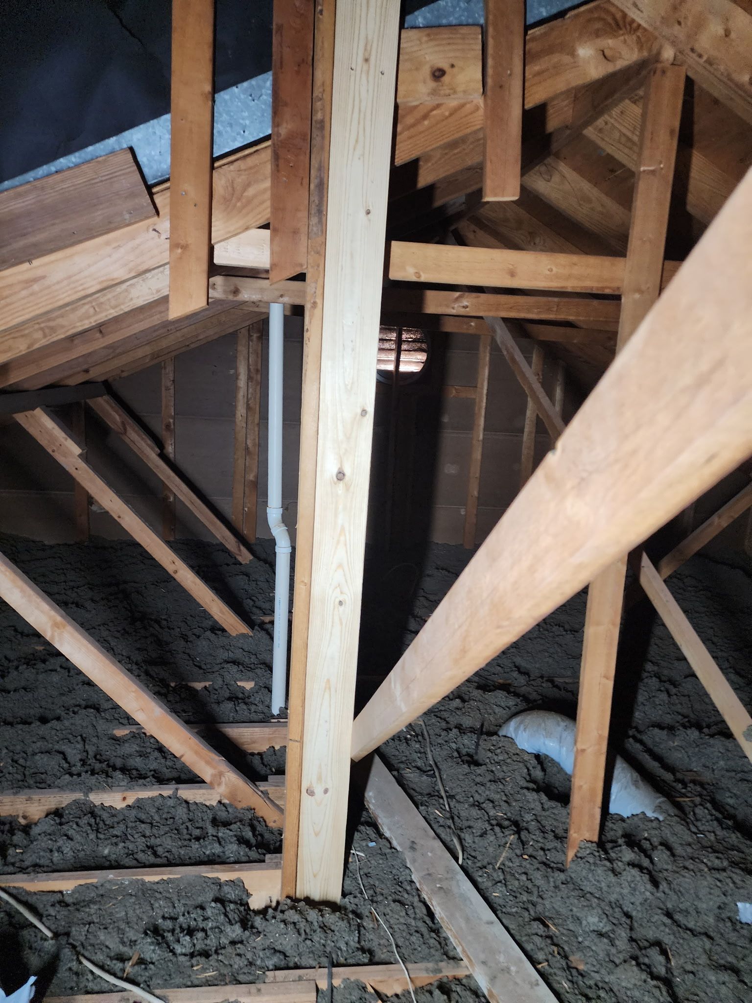 Structural and roof repairs with custom metal work by REPS Austin Area Roofer