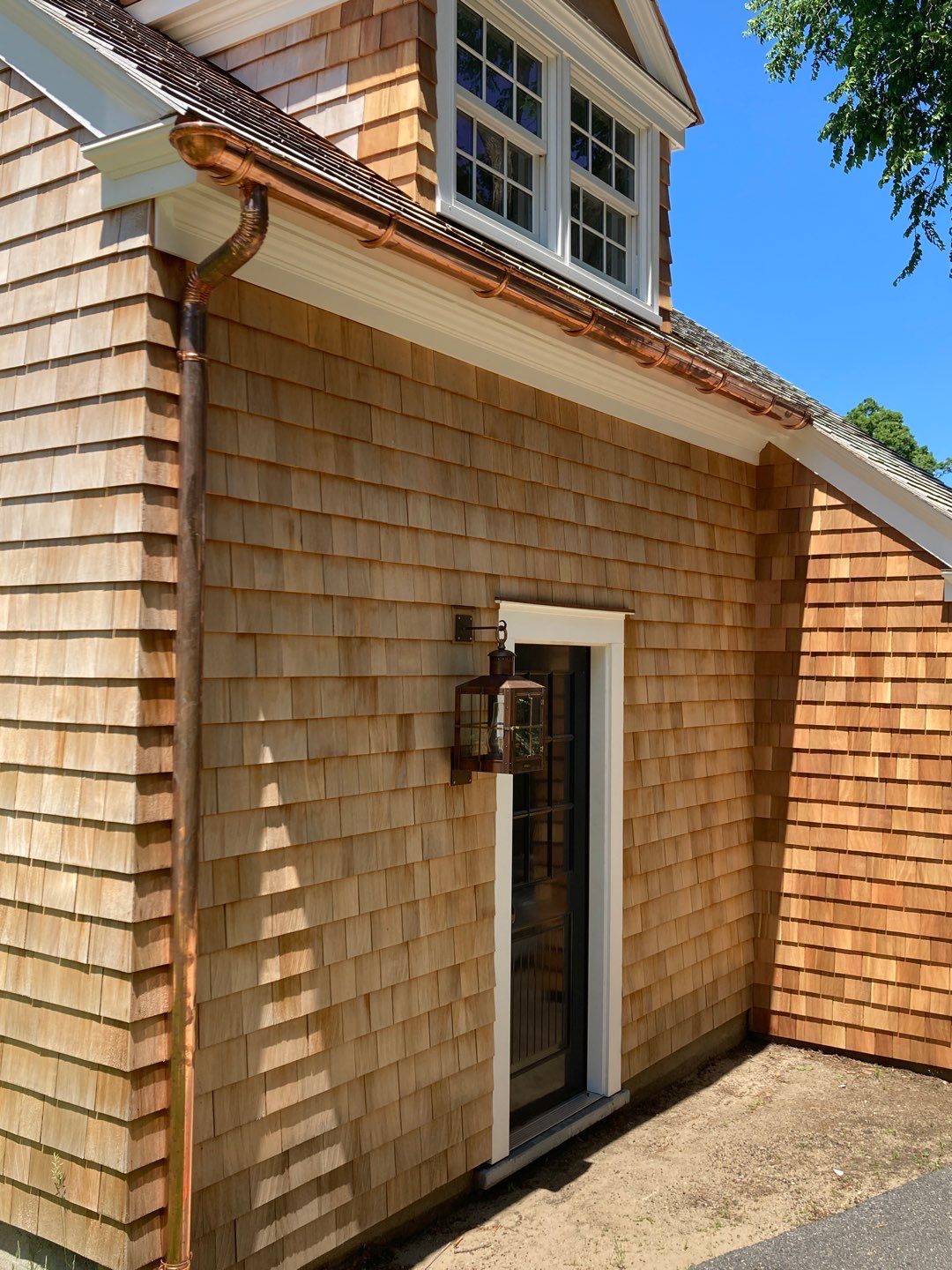 Copper Gutter Installation in Osterville, MA   by Gutter Pro Enterprises