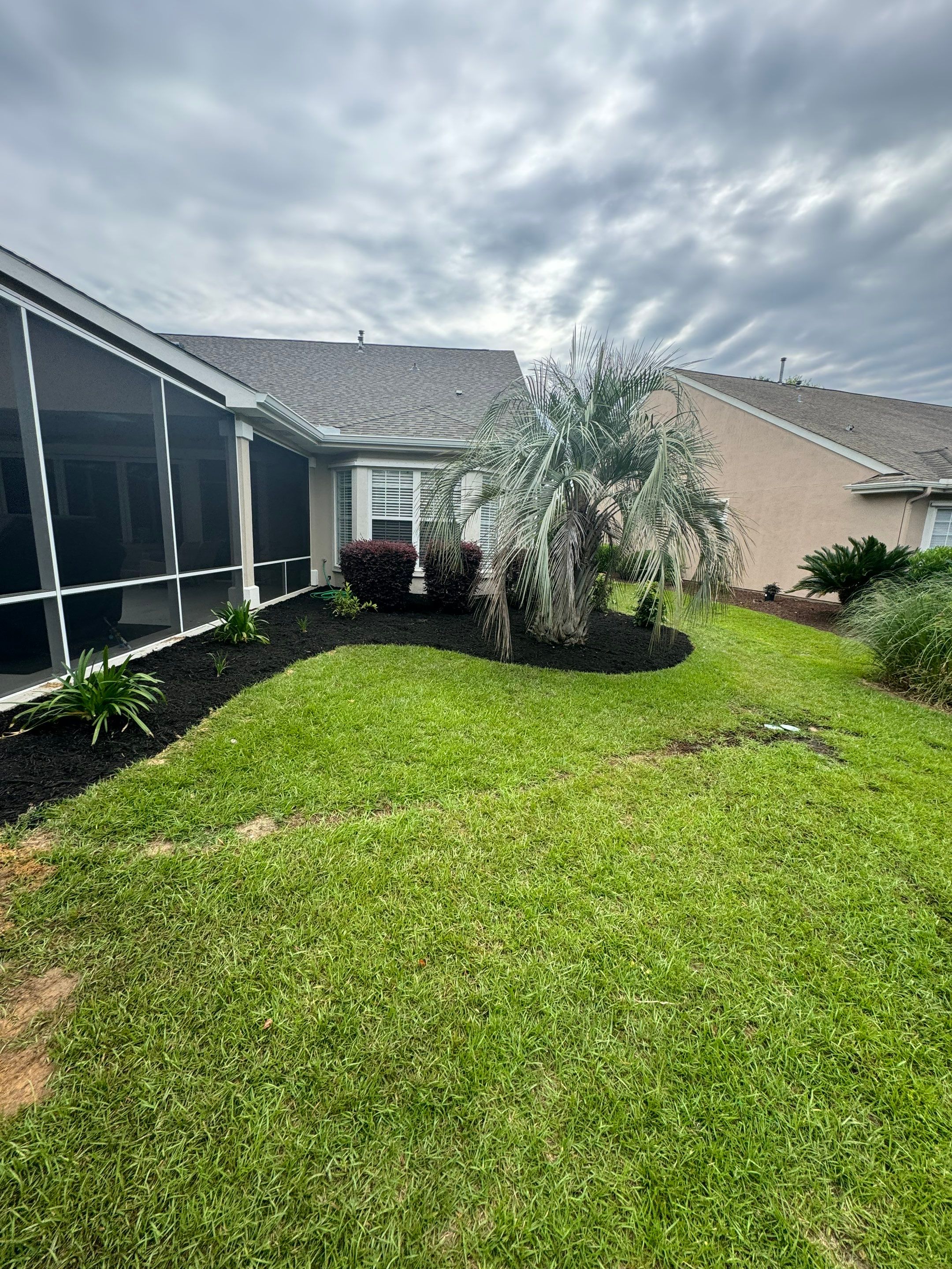 Residential Landscape Refresh and Full Mulch Installation by Lowcountry Scapes, LLC