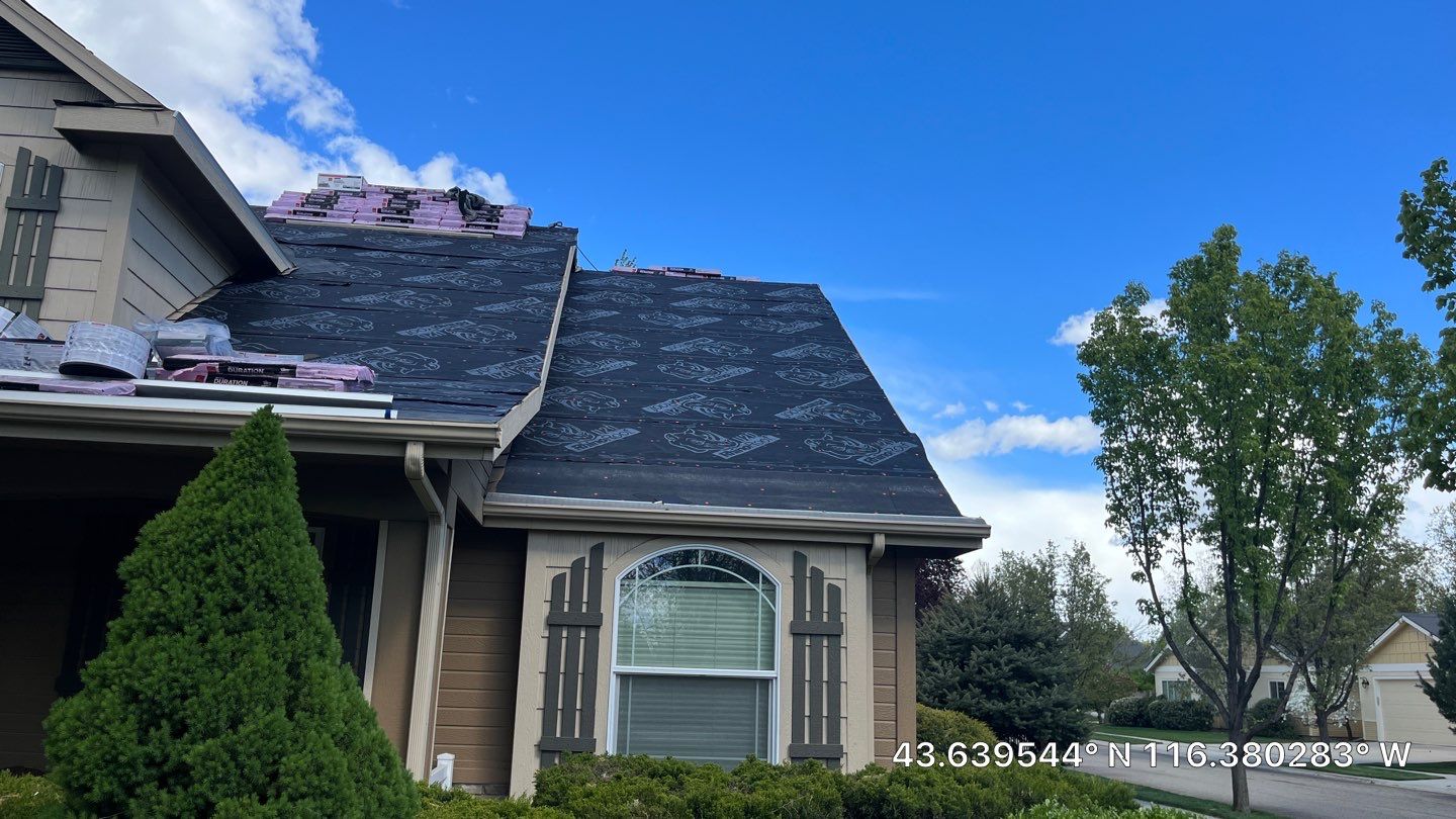 Elegant Roof Transformation with Owens Corning Duration Onyx Black Shingles in Meridian, Idaho by ID Roofing LLC