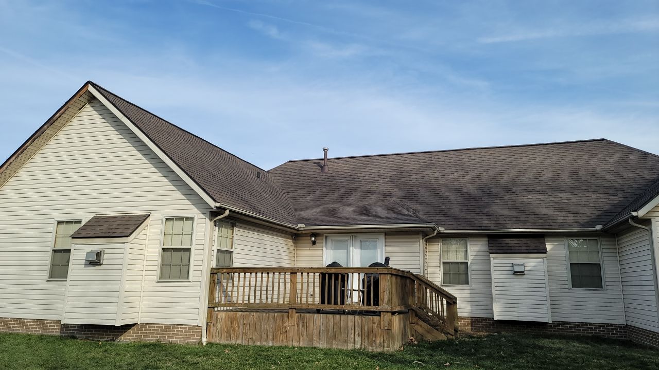 ATLAS PINNACLE COLOR: SCHOTCHGARD HEATHER DRIP EDGE: MUSKET BROWN by Eagle Eye Roofing