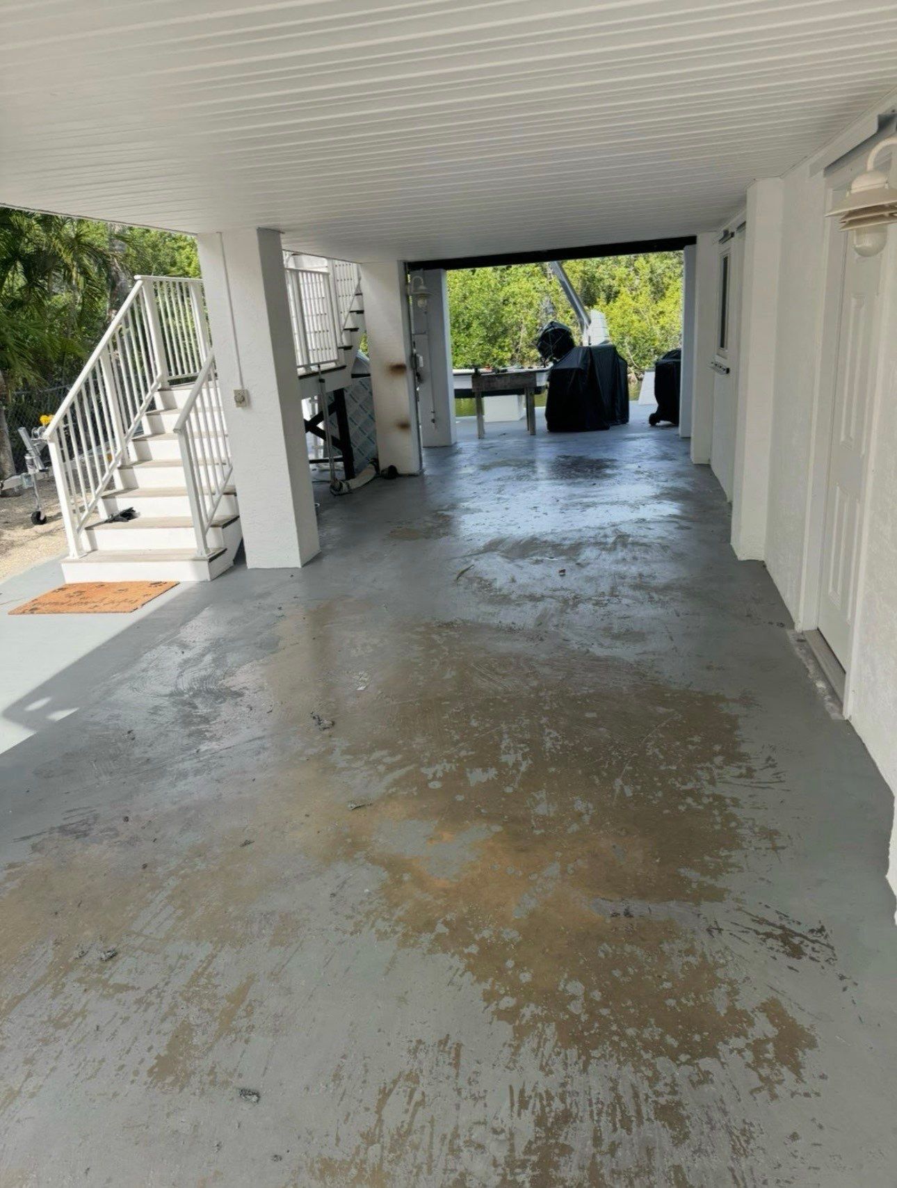 “Tidal Wave” Carport in Big Pine Key, FL by Tropical Epoxy Coatings & Creations LLC
