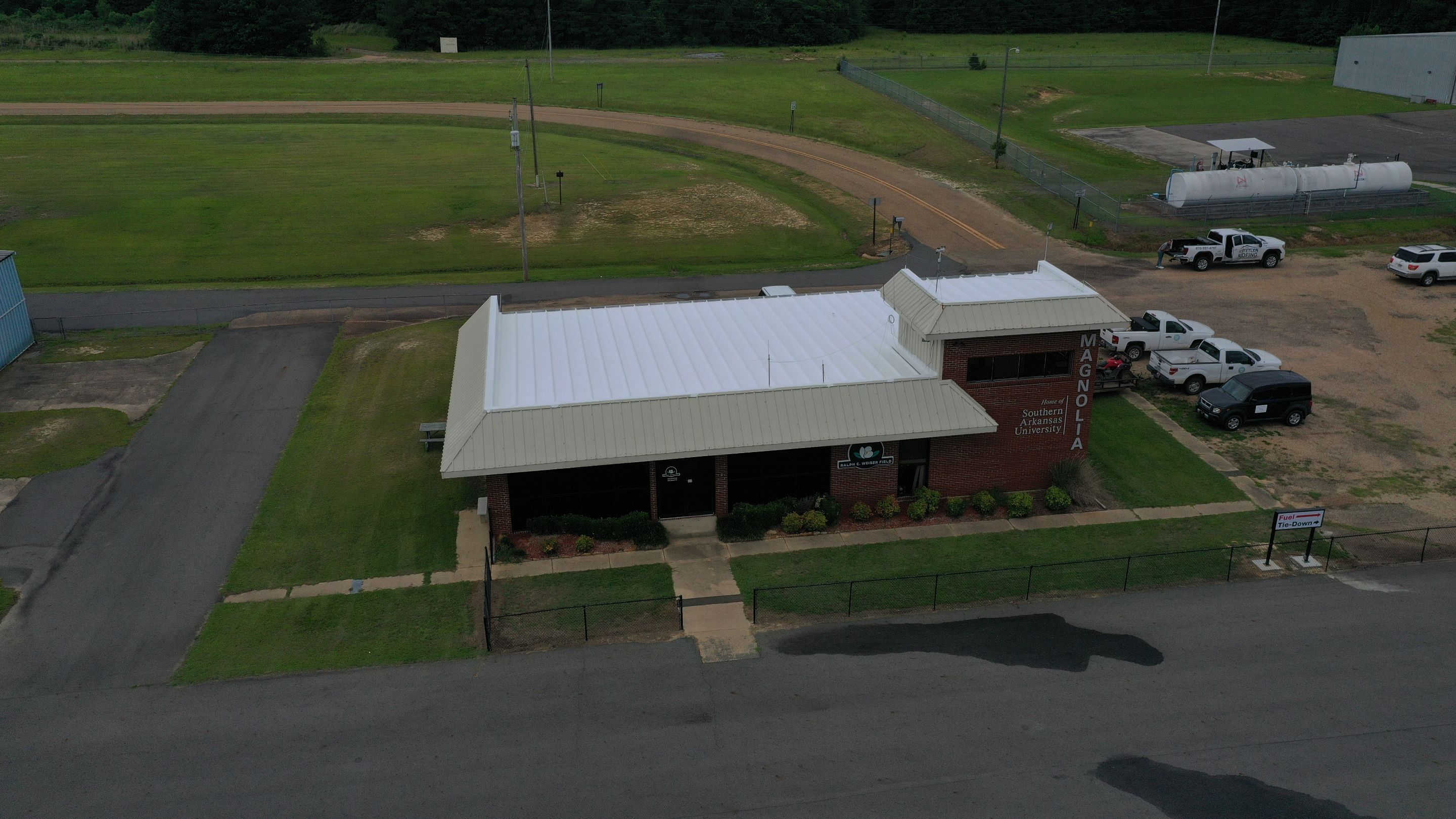 Magnolia Airport Terminal by Hostetler Roofing