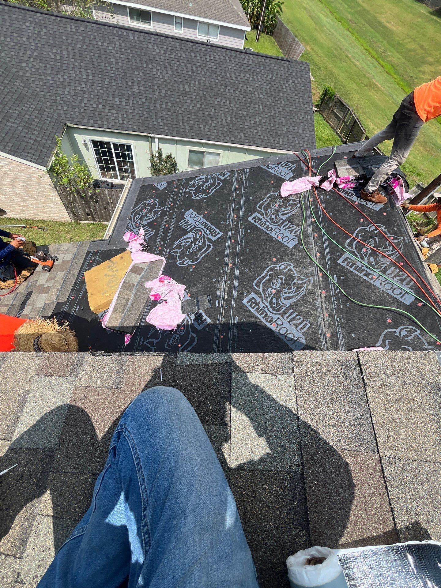 Residential Roofing Installation using Owen's Corning Duration (Lifetime) Shingles by Roof Repair Company