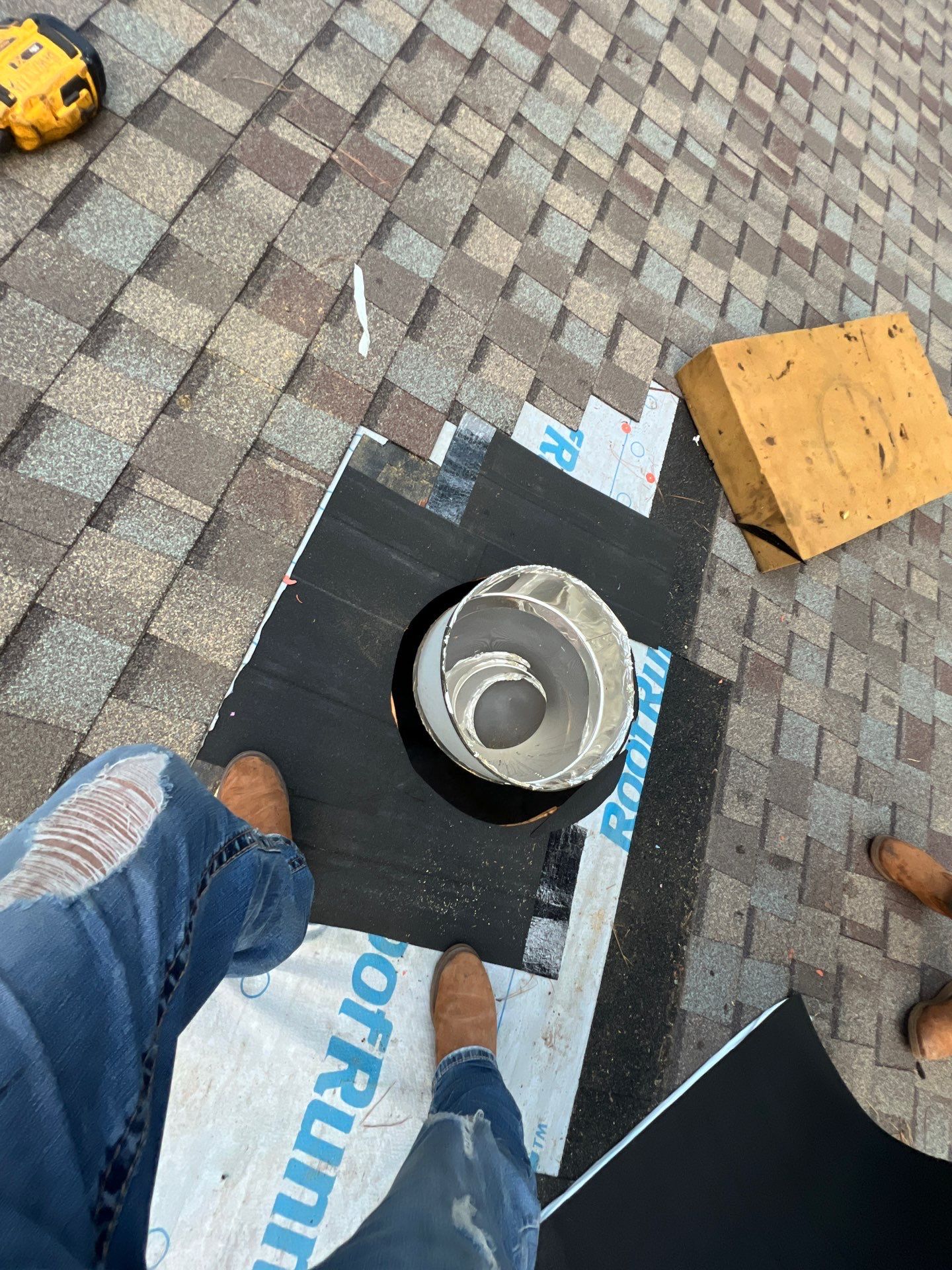 Commercial Roofing Repair using Owen's Corning Duration (Lifetime) Shingles by Roof Repair Services LLC