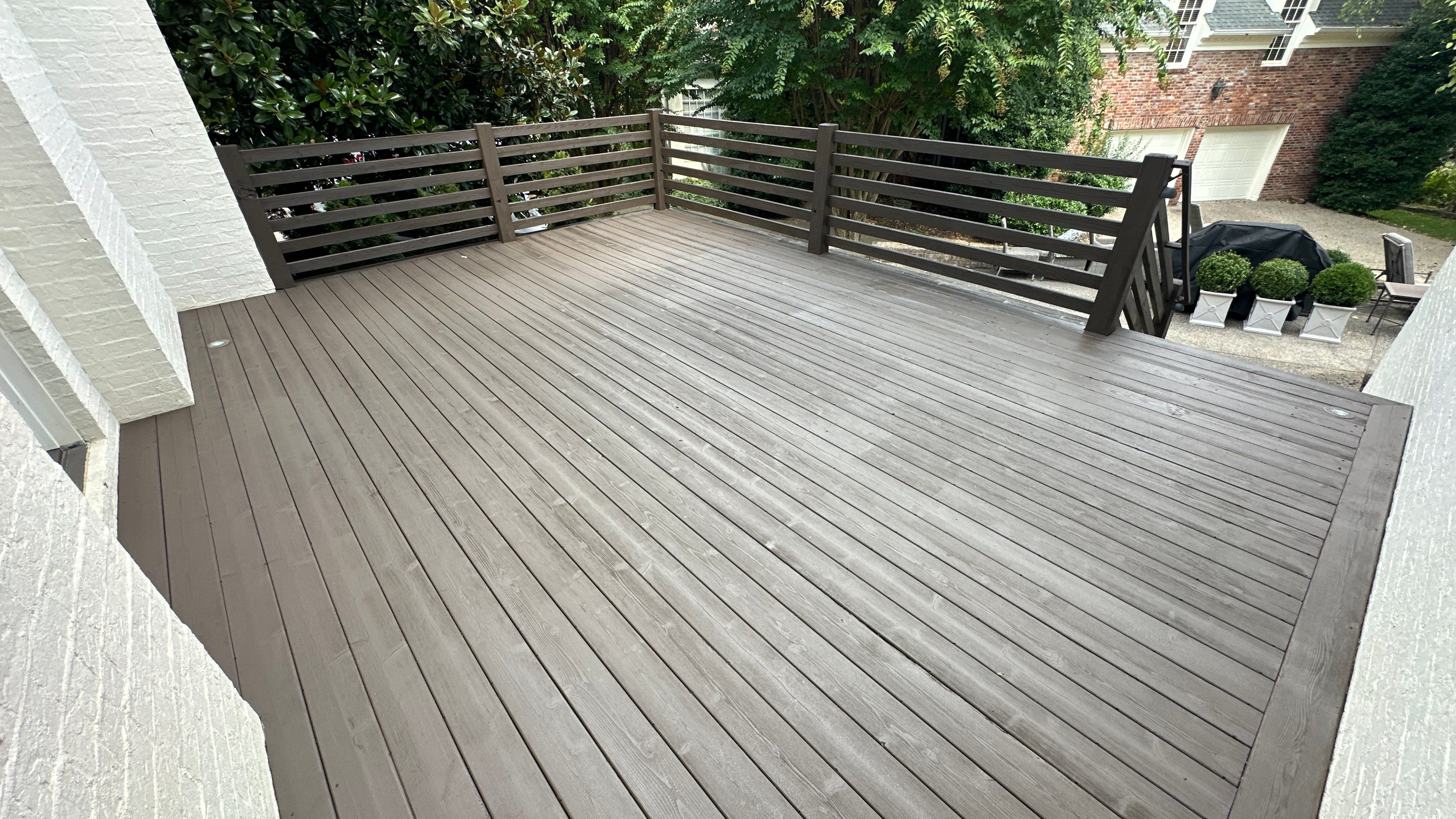 Deck Staining in Nashville by Music City Improvements