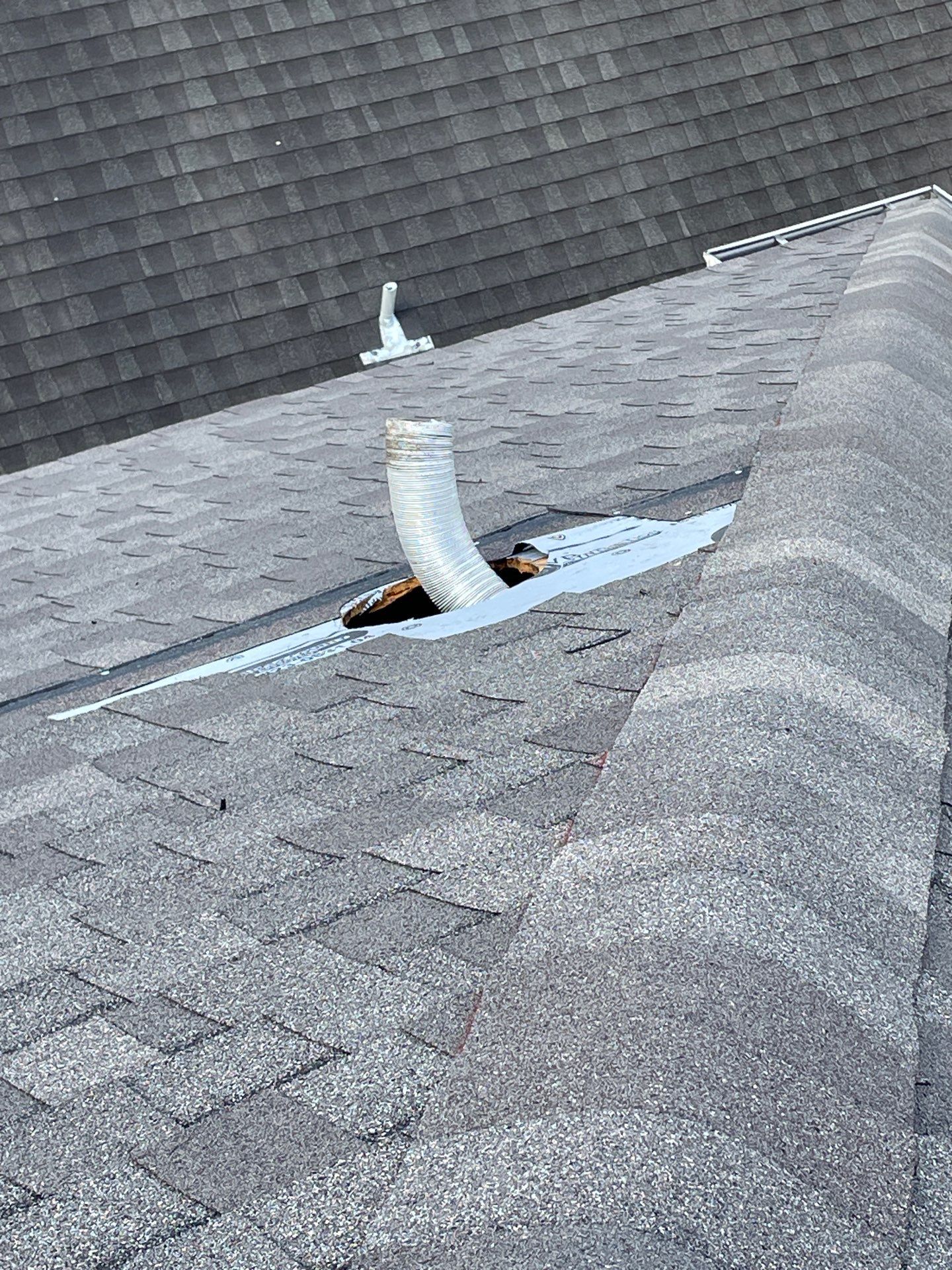 Hail Damage using Owen's Corning Duration (Lifetime) Shingles by Roof Repair Company