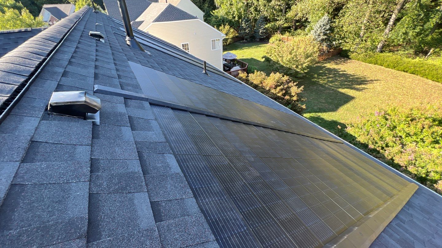 GAF Timberline Solar Roof Ellicott City, MD by American Home Contractors
