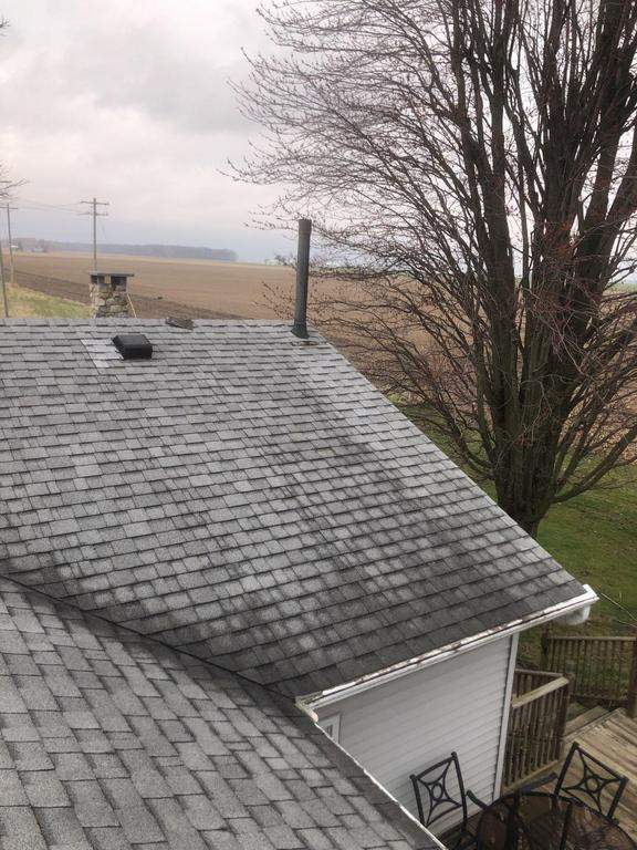 Storm damage roof replacement by Nitro Roofing and Construction