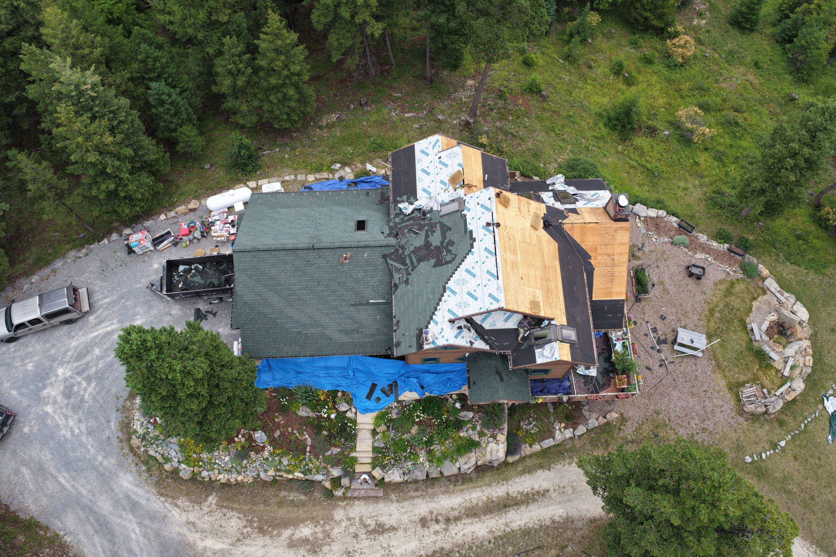 Roof Replacement - GAF Timberline UHDZ - Barkwood  by Montana Roofing Solutions