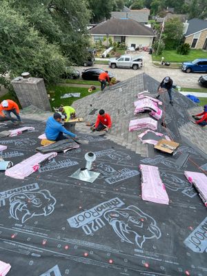 Residential Roofing Repair using Owen's Corning Duration (Lifetime) Shingles