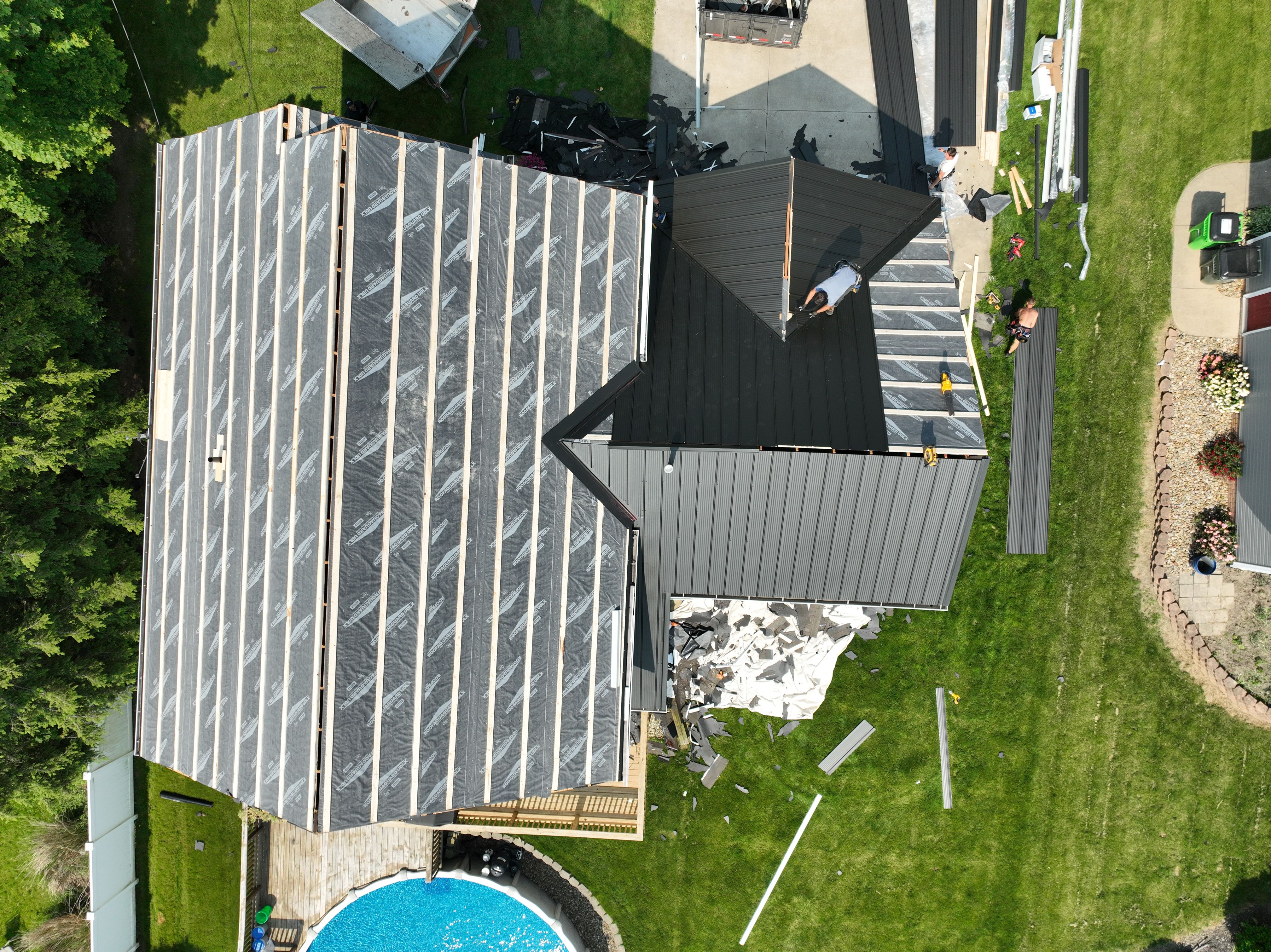 Roof — Aerial Proof of Quality by Cornerstone Roofing And Siding