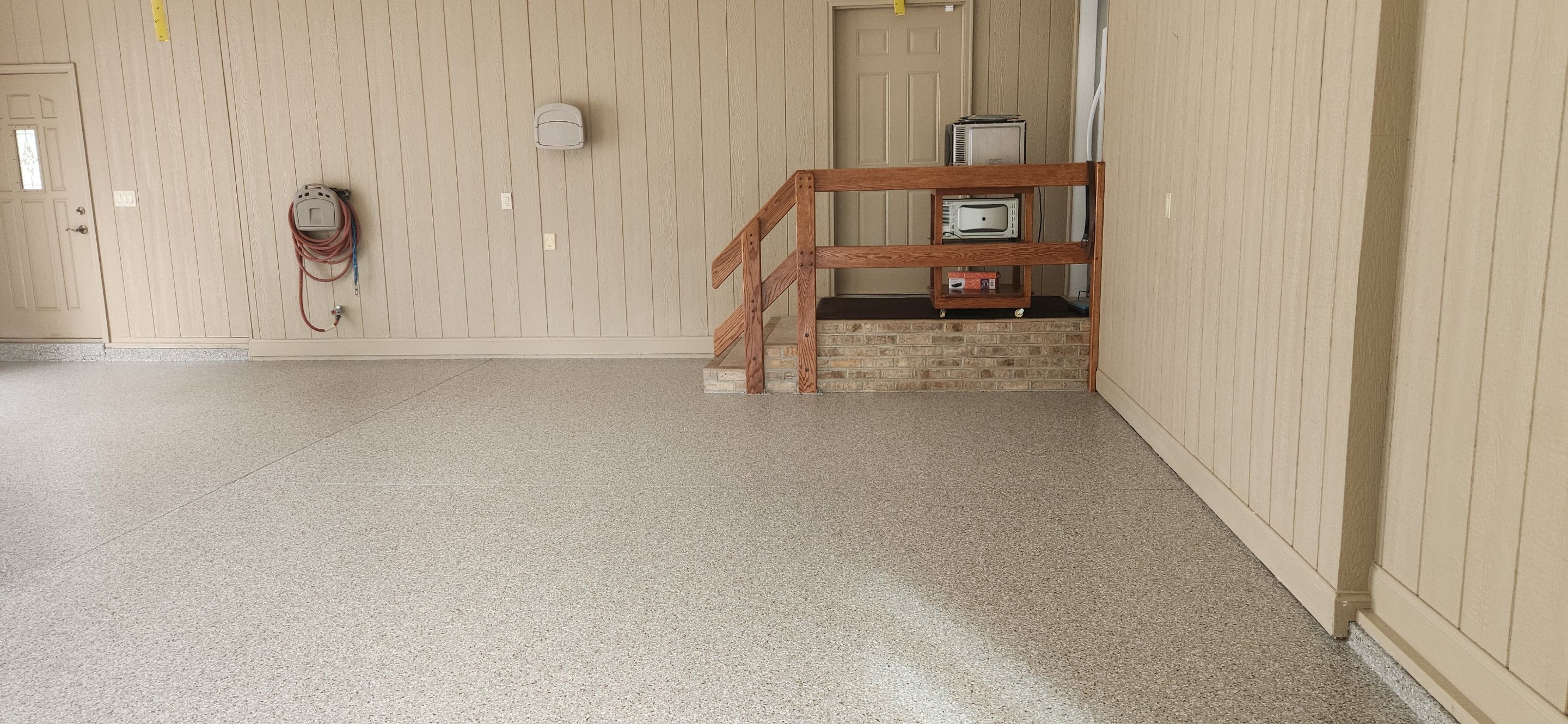 Garage using Creekbed by Elite Floor Solutions