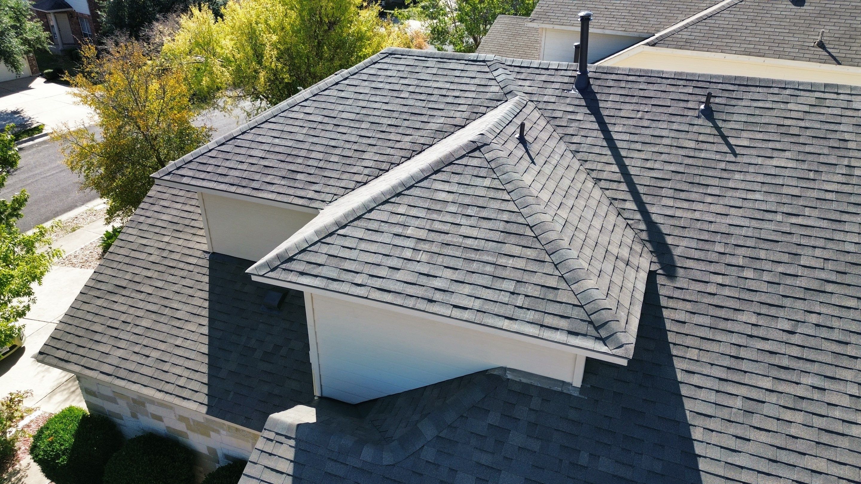 Malarkey Vista AR Weathered Wood Plus | Roof Replacement | Austin, TX by Kstylez Roofing & Construction