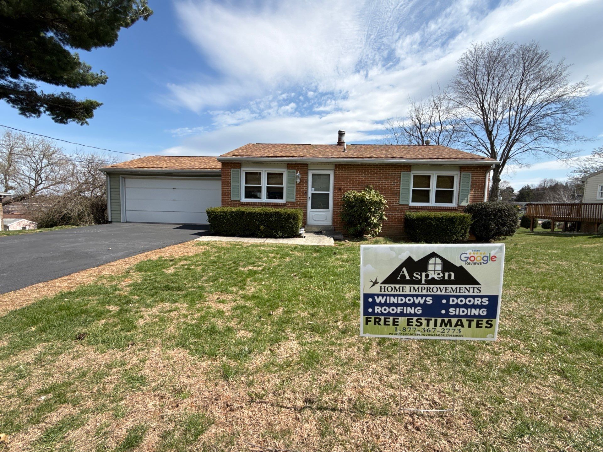 Double Hung Before and After Pictures by Aspen Home Improvements