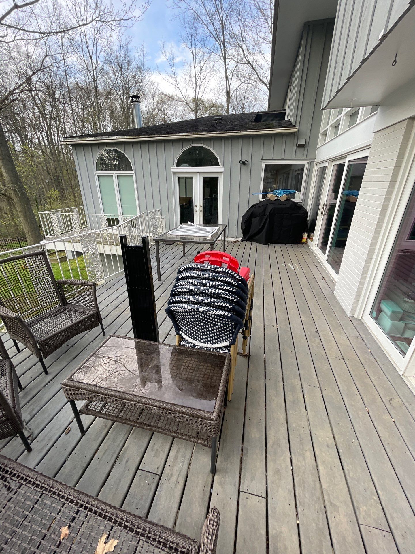 Deck Staining using Arborcoat Solid Stain by Callaway Contracting LLC