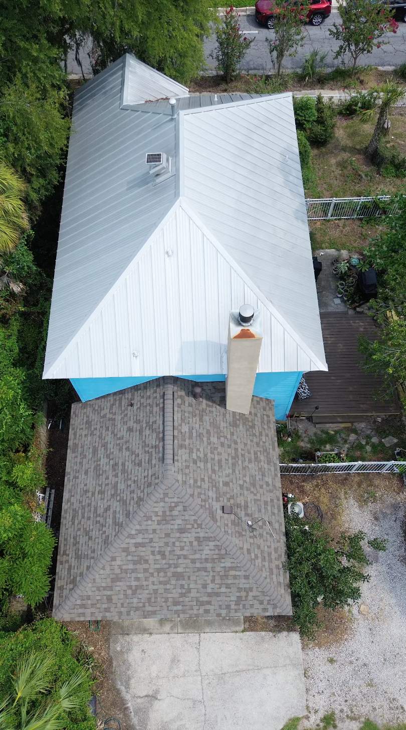 Reroof of a Detached Garage in Gainesville, FL by Brehm Roofing
