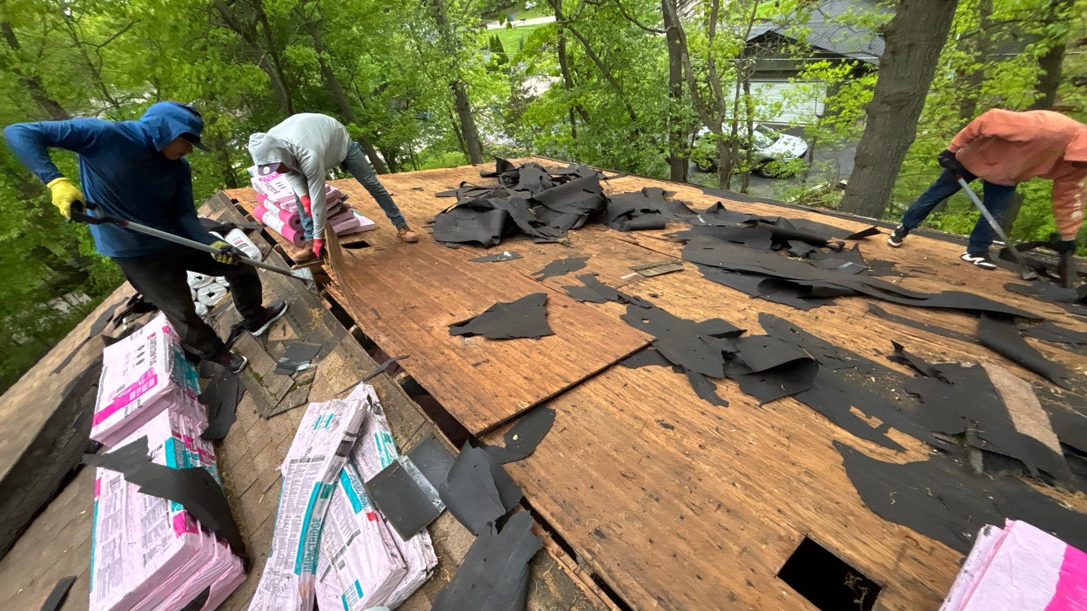 Roof Replacement using Owens Corning Storm Cloud by 180 Contractors