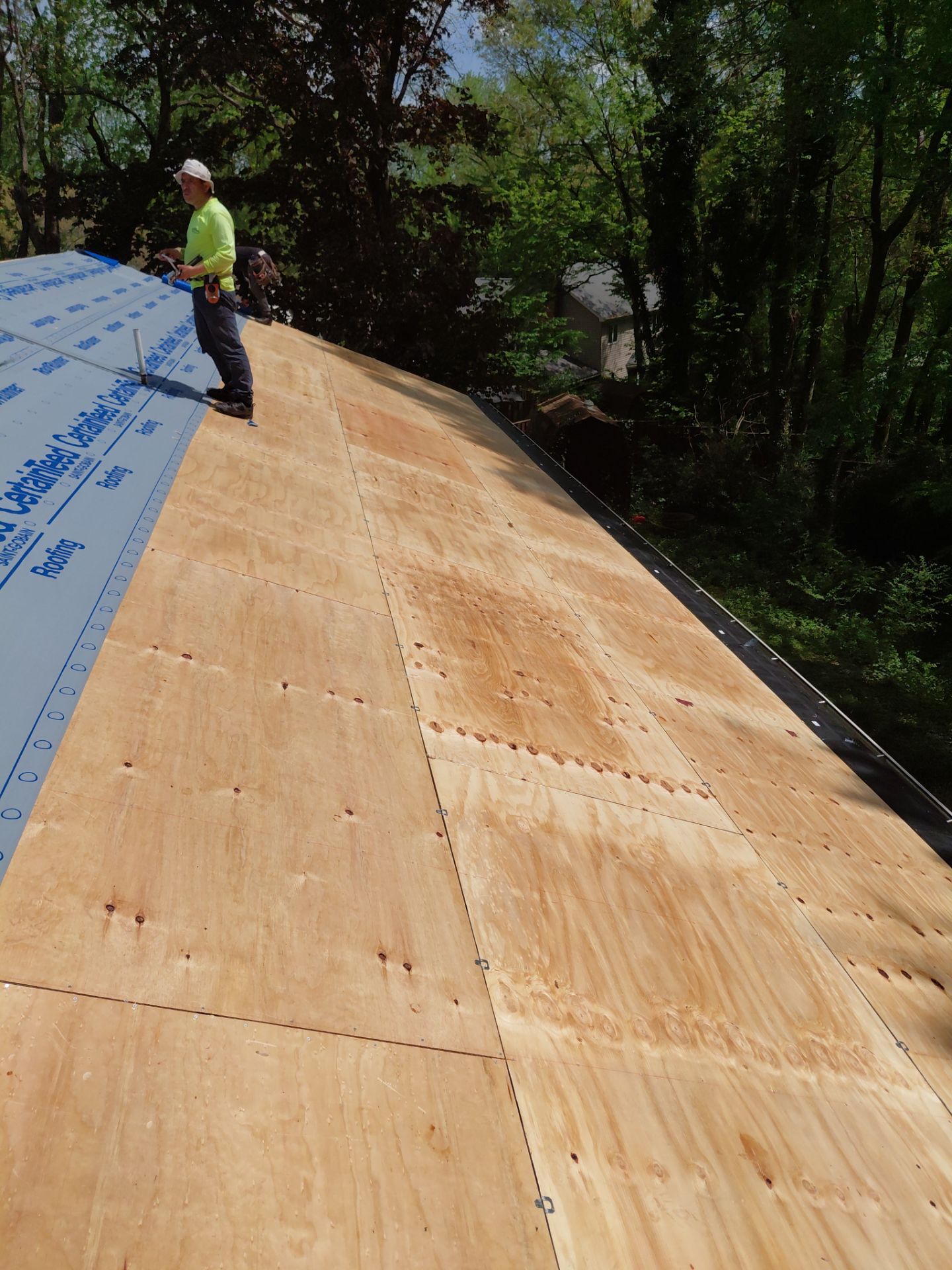 Annandale: Residential Roof Replacement with CertainTeed Landmark in Moire Black by RM Banning, Inc.