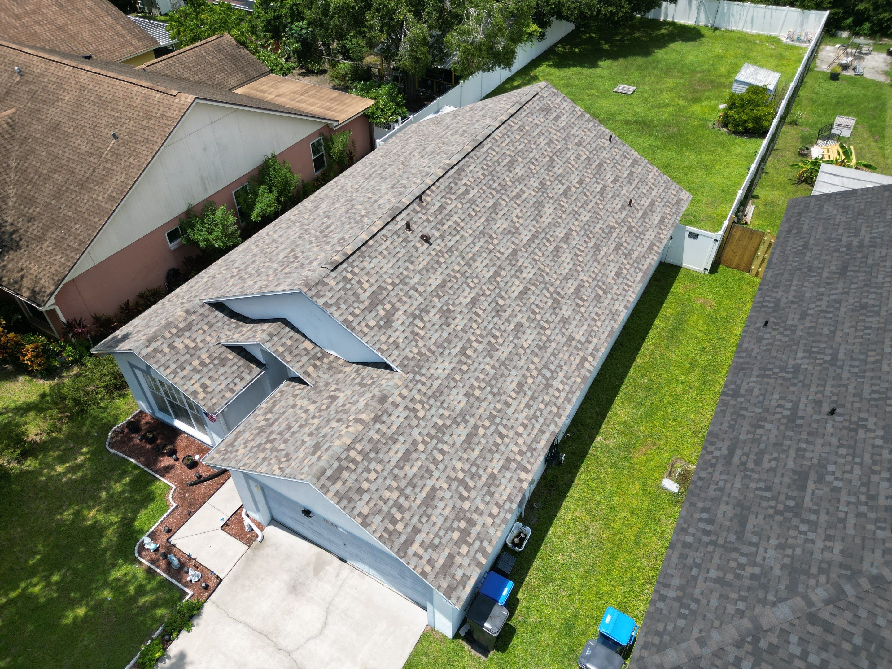 Roof Replacement in Brandon, FL. by Steadfast Roofing