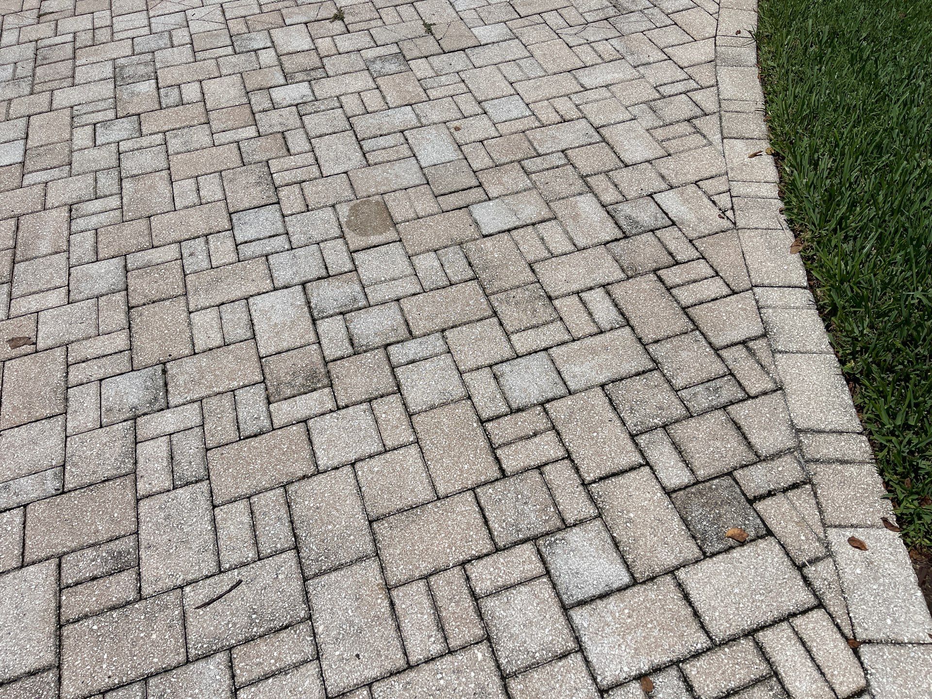Paver Driveway using PolySand and Concrete Sealant  by DuraSeal