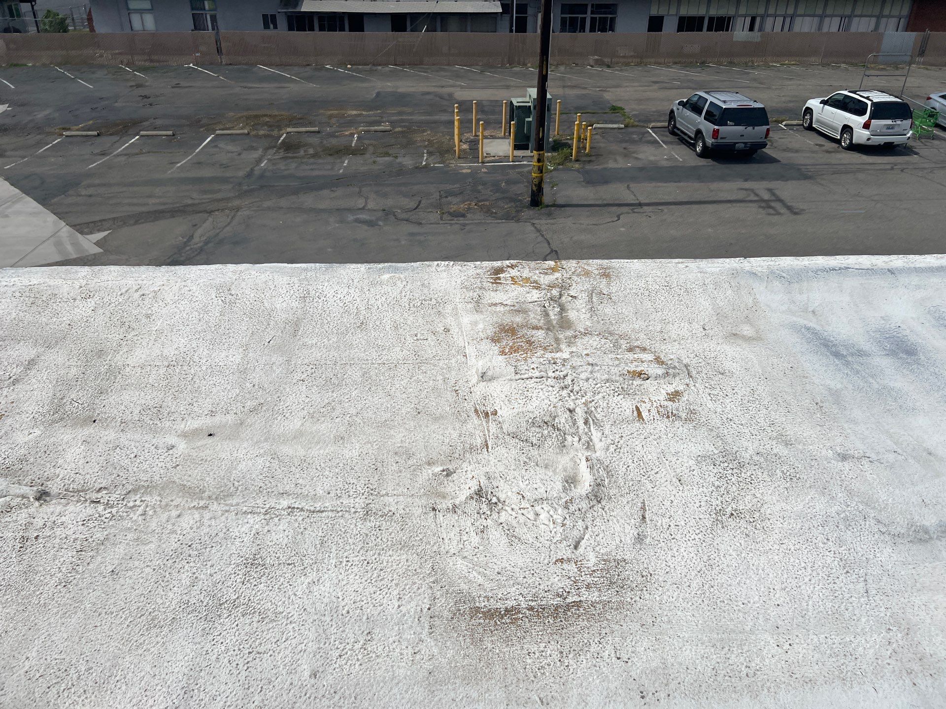 Foam Refurbish using Conklin Benchmark/PUMA XL coatings and spray foam by Straight Edge Roofing Inc