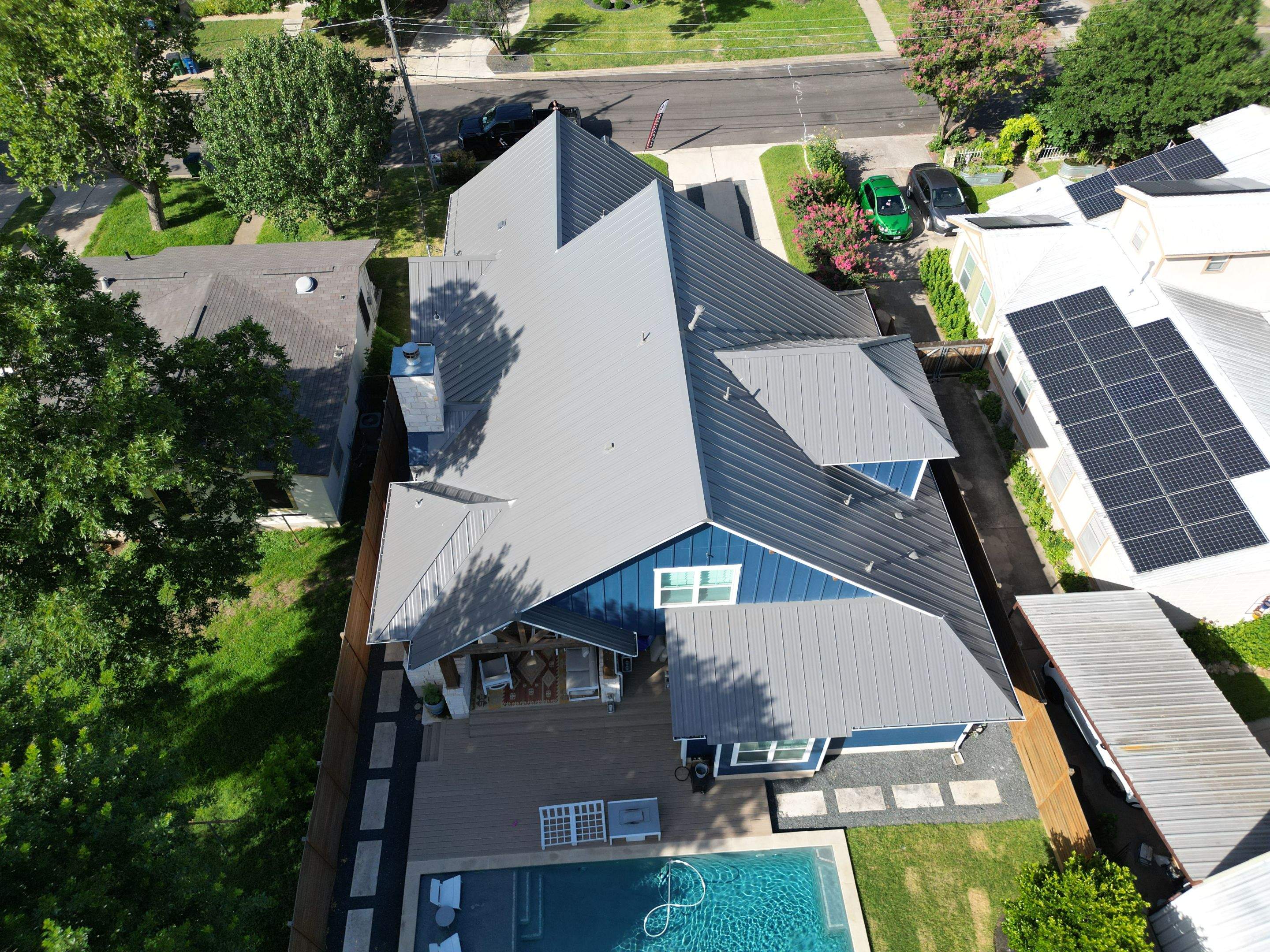 Charcoal Grey - L&A Metals LLC Type FF100, Hidden fastener/Standing Seam by RoofsOnly.com