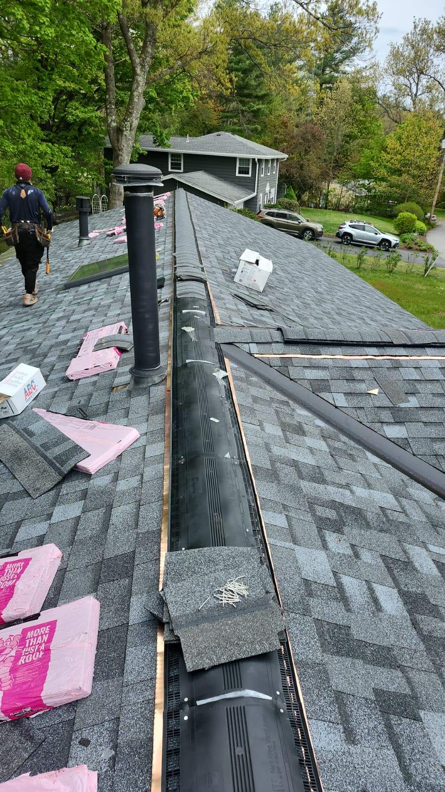 Roof Replacement + Ice Belt + Metal Valleys | Chelmsford, MA by Mighty Dog Roofing of Greater Middlesex County