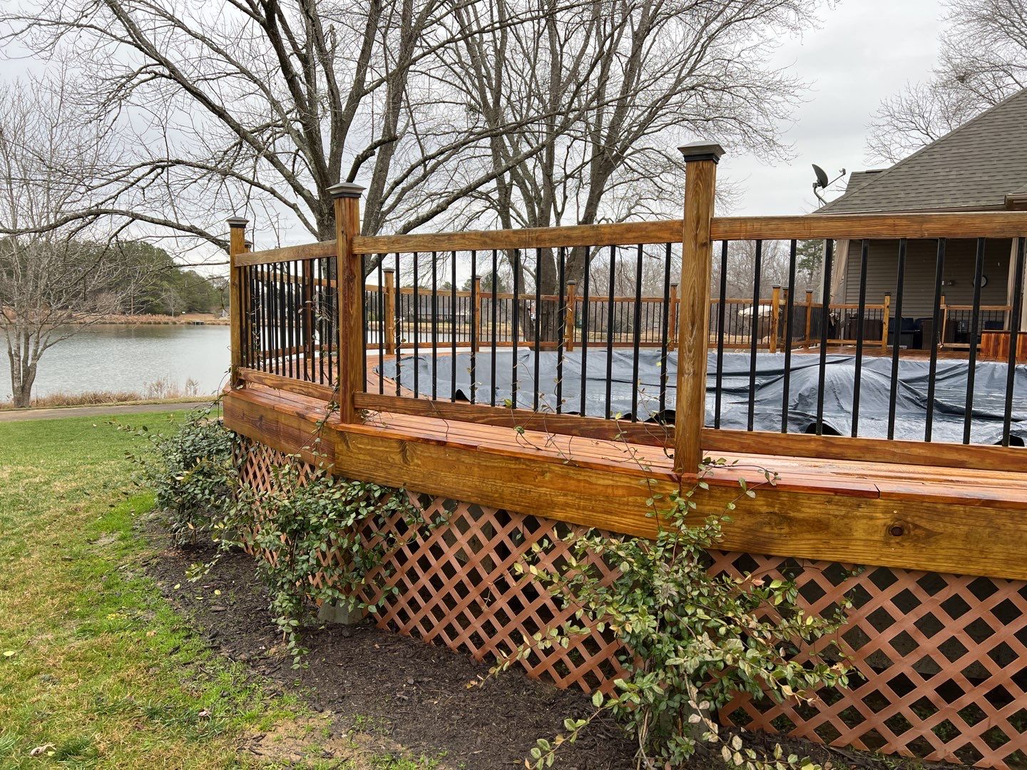 Weathered Deck using Wood Sealant by DuraSeal