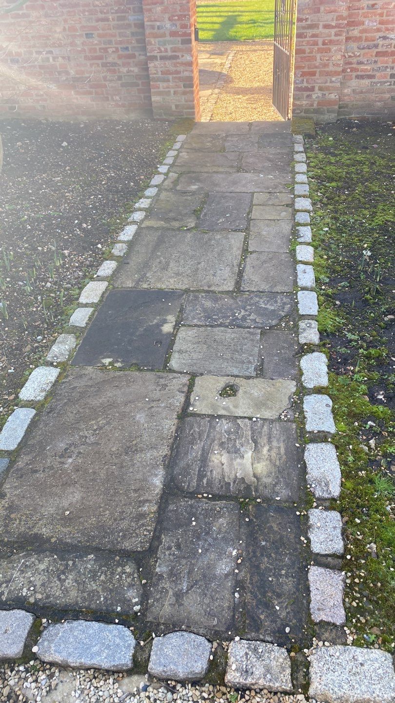 Patio Clean using honda 21 ltr/min by Ges Exterior Cleaning ltd
