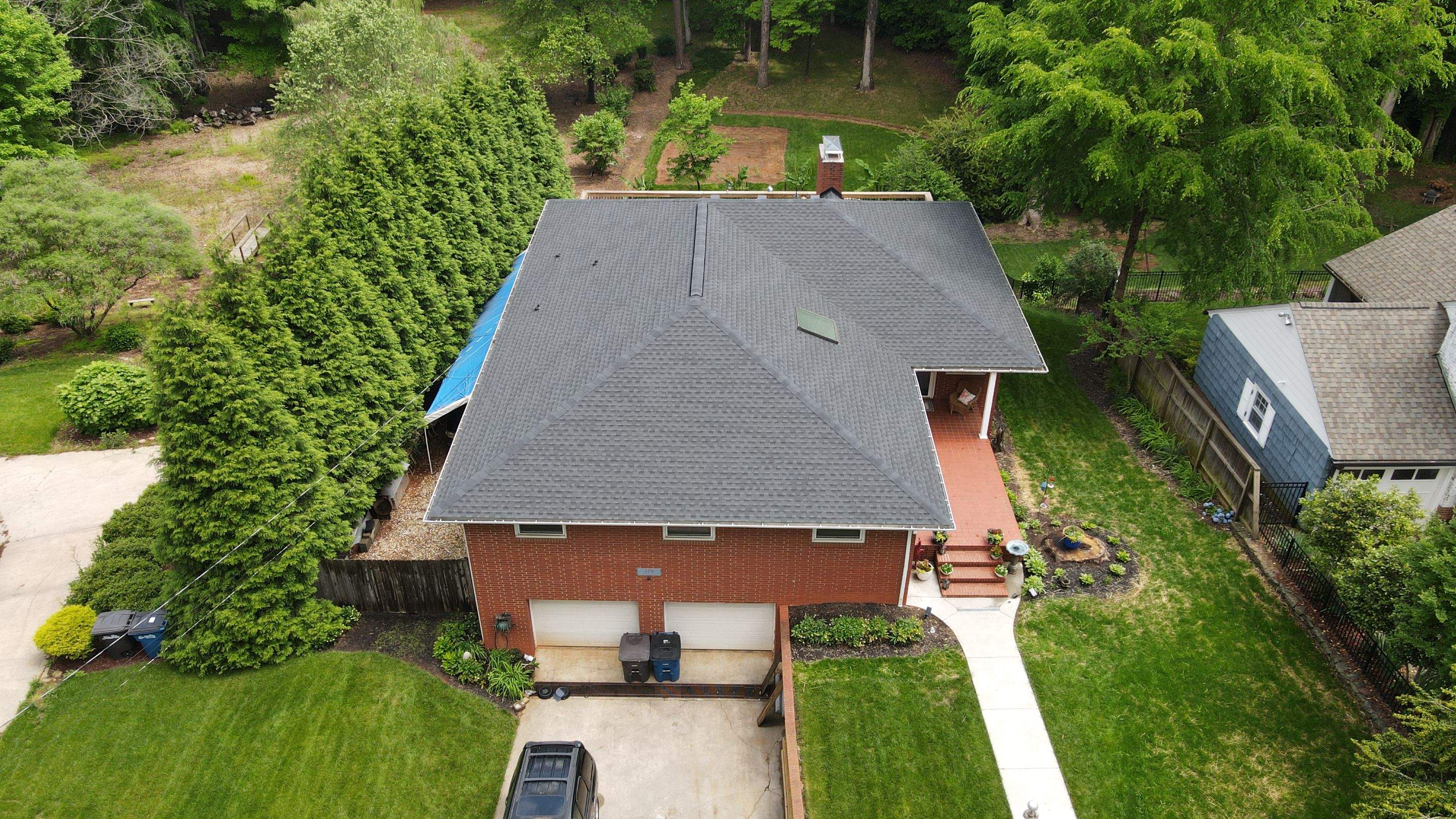 Residential Roofing Installation using GAF Timberline HDZ Charcoal by RISE Roofing & Restoration, LLC