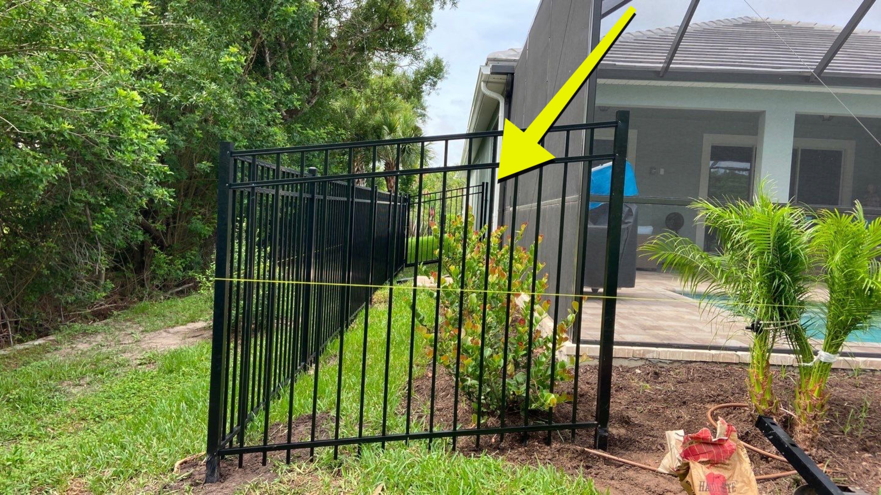 Sarasota, FL Aluminum Fence Installation using Black 3 Rail Aluminum Fence by Asap fence and gates, LLC