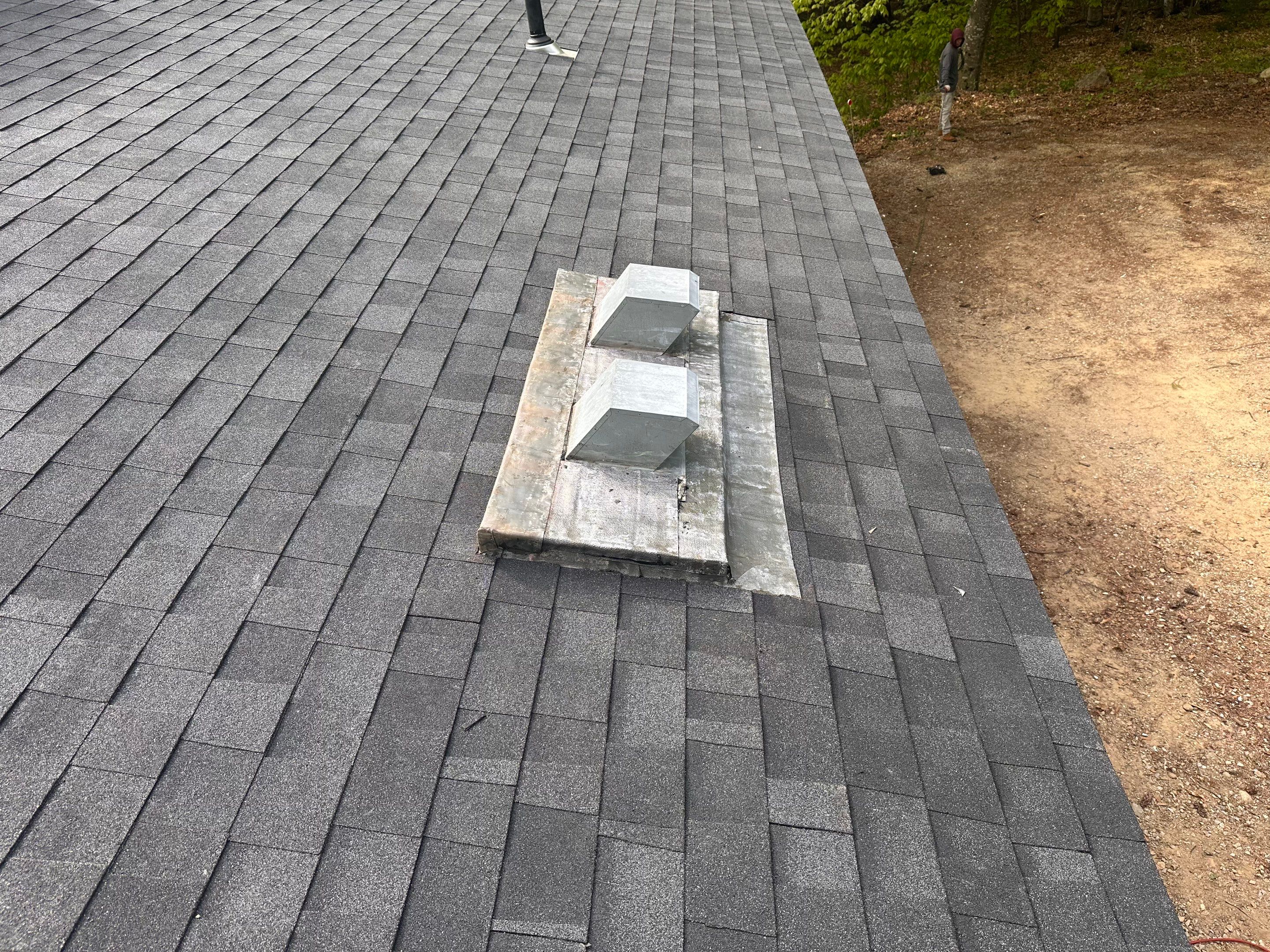 Warm Roof Install On a Deck Home by Tall pine roofing