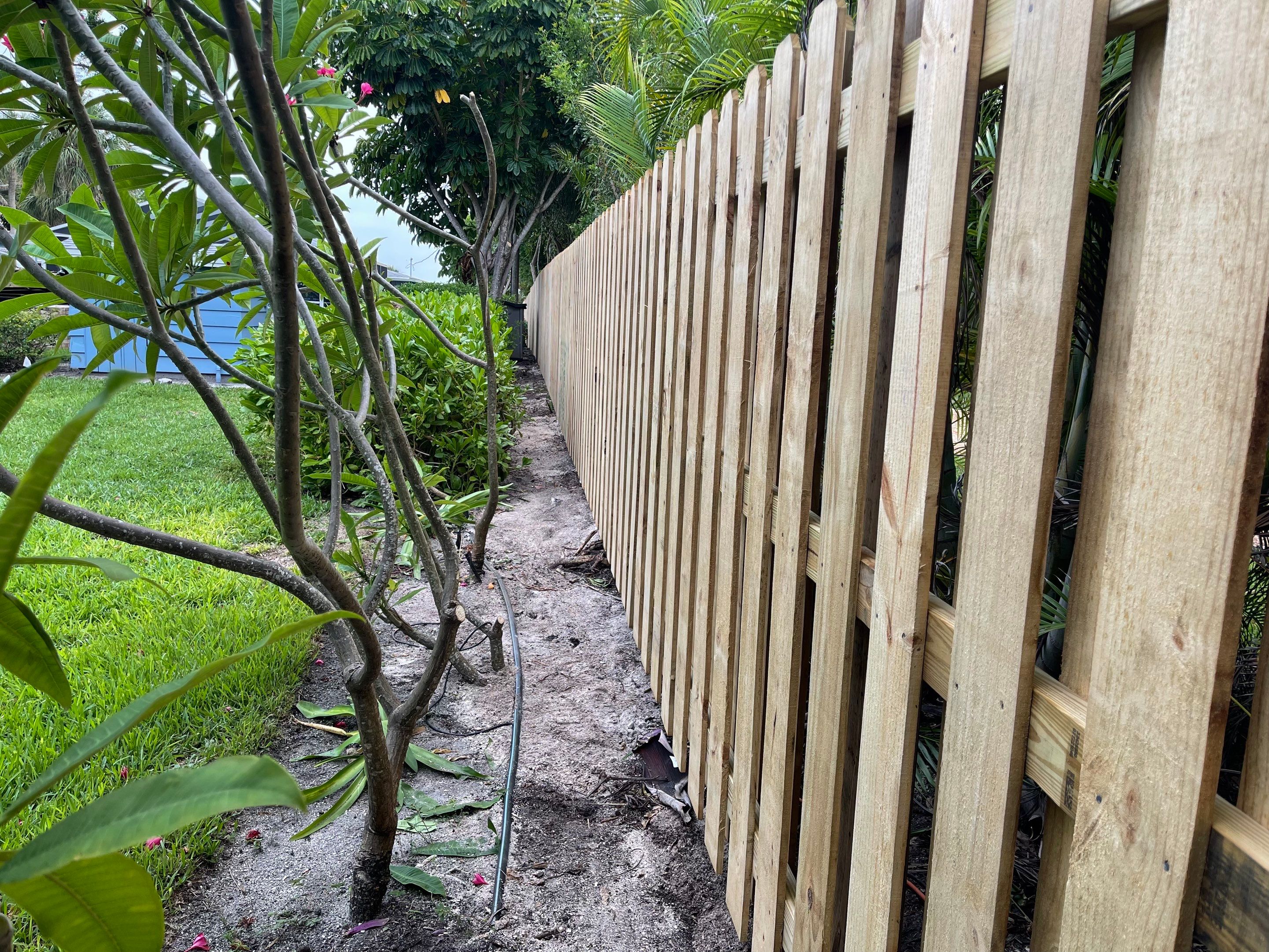 Longboat Key, FL 6 ft. Tall Entry Gates & Shadowbox Wood Fence by Asap fence and gates, LLC