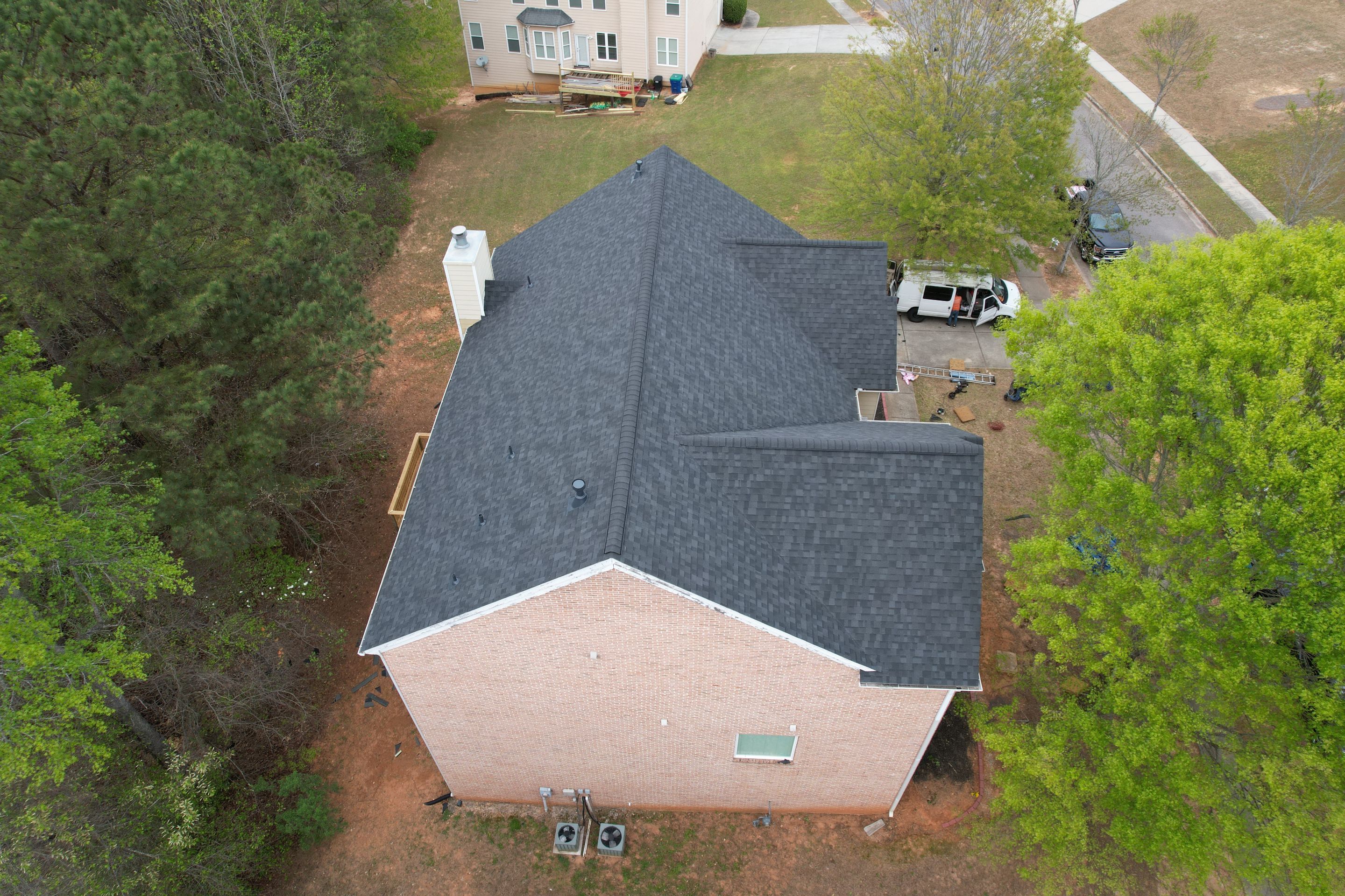 Residential Roofing Installation using Owens Corning Onyx Black by Inspector Roofing and Restoration