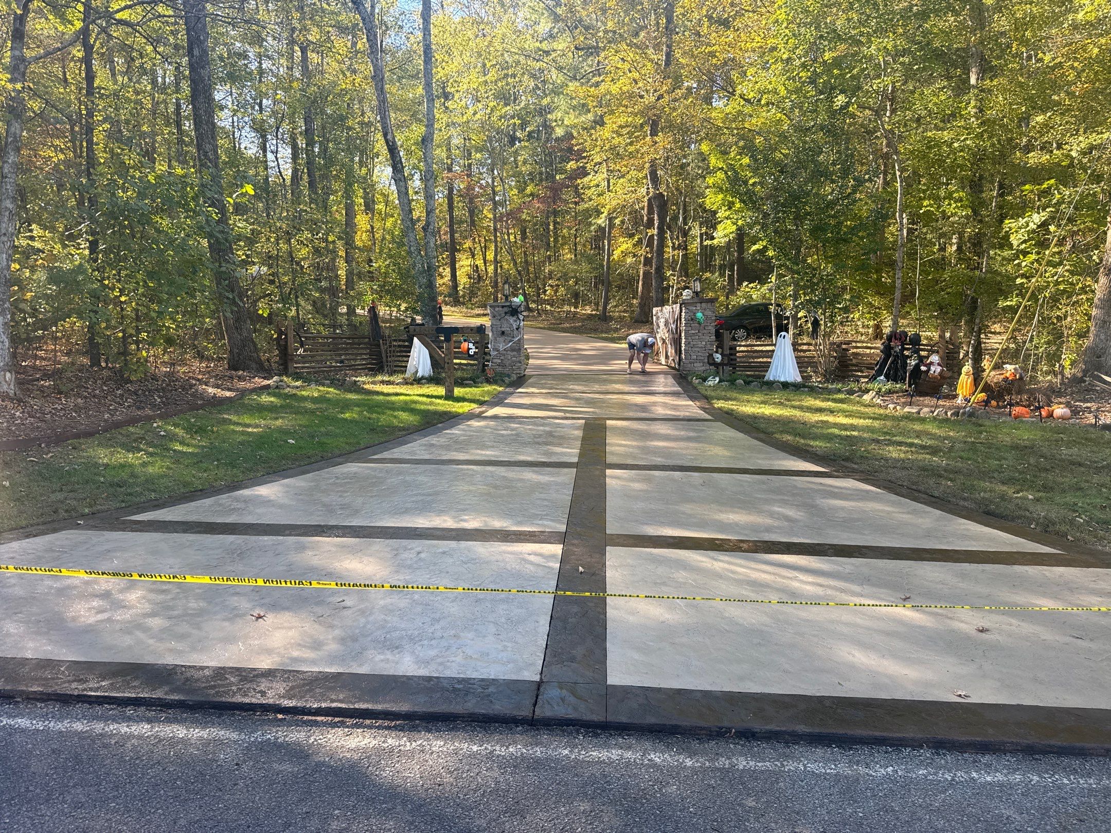Project in Dickson by Mecham Decorative Concrete